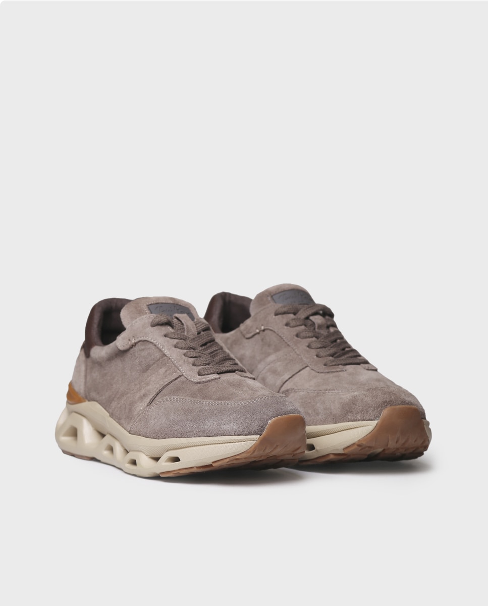 Zapatillas de hombre de piel con suela perforada amortiguadora - Toni Pons - Topo Topo-4