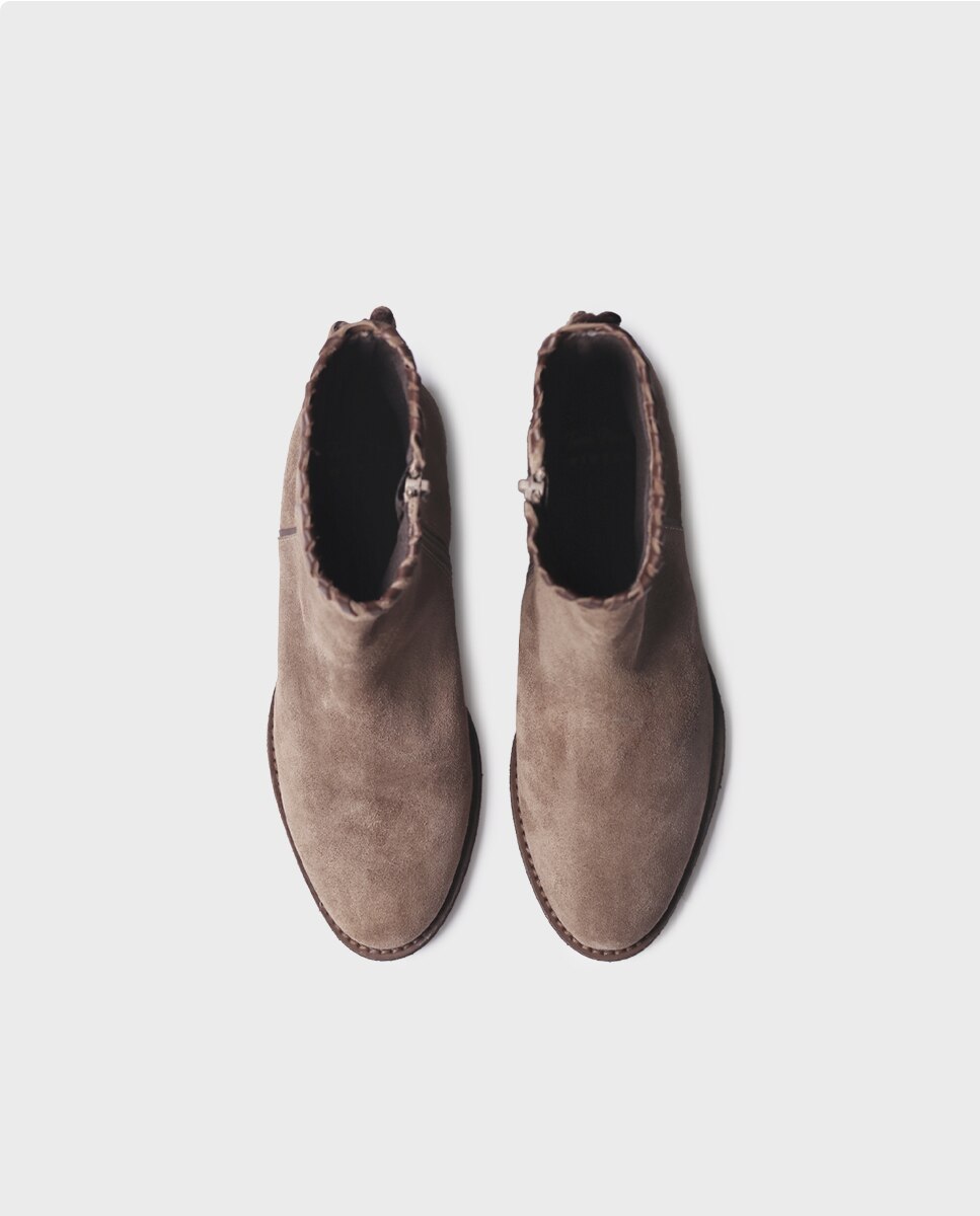 Botines de mujer de serraje con cremallera - Toni Pons - Topo Topo-3