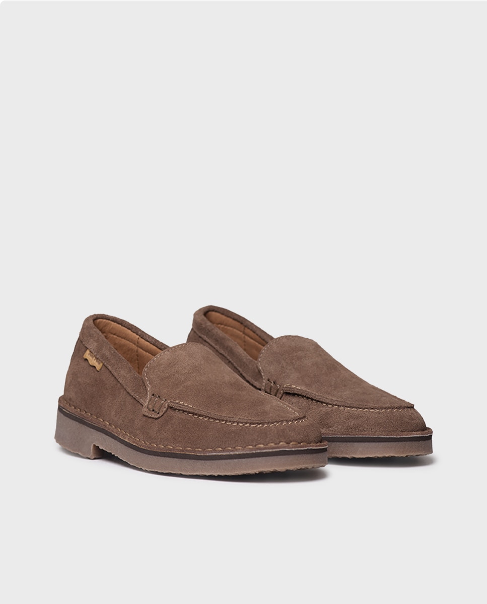 Mocasines planos de mujer de serraje - Toni Pons - Topo Topo-4