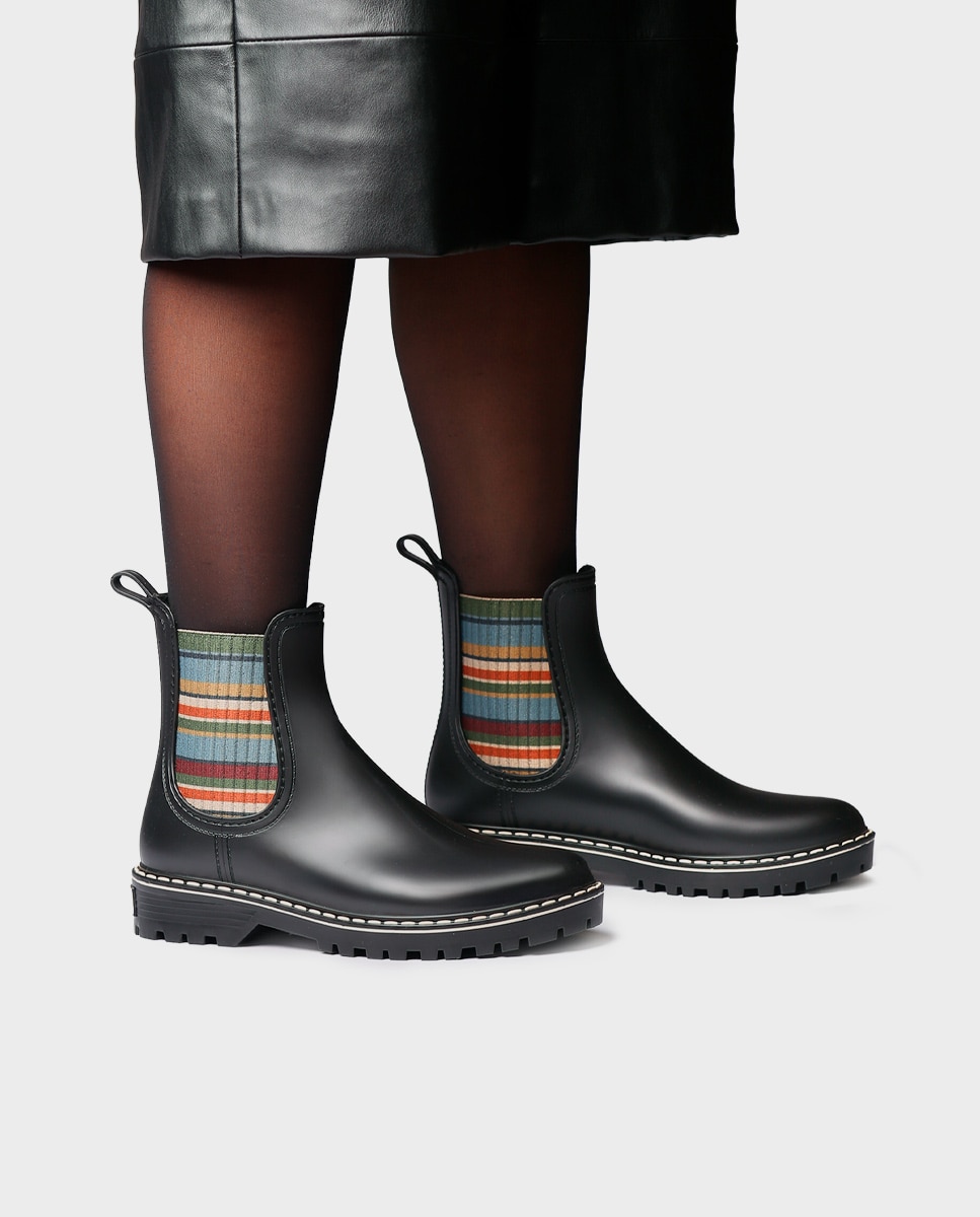 Botines de agua de mujer de goma con elásticos - Colores Colores-2