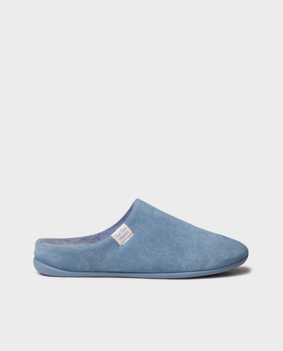 Zapatillas de casa de mujer tipo zueco - Toni Pons - Azul Azul-1