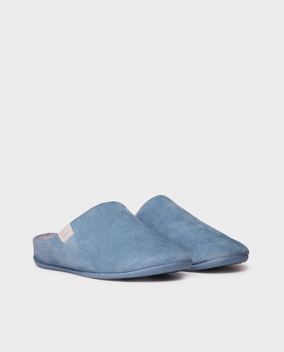 Zapatillas de casa de mujer tipo zueco - Toni Pons - Azul Azul-4