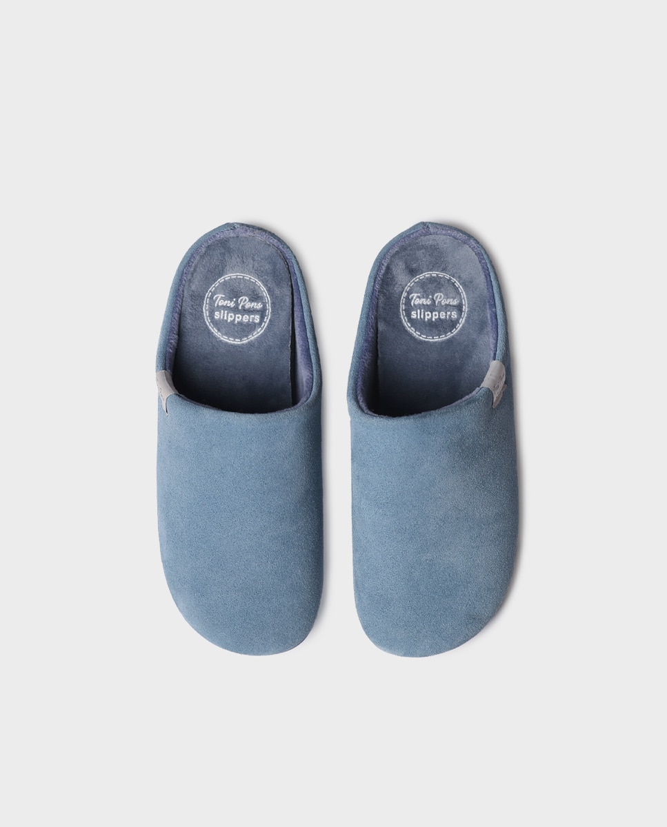 Zapatillas de casa de mujer tipo zueco - Toni Pons - Azul Azul-3