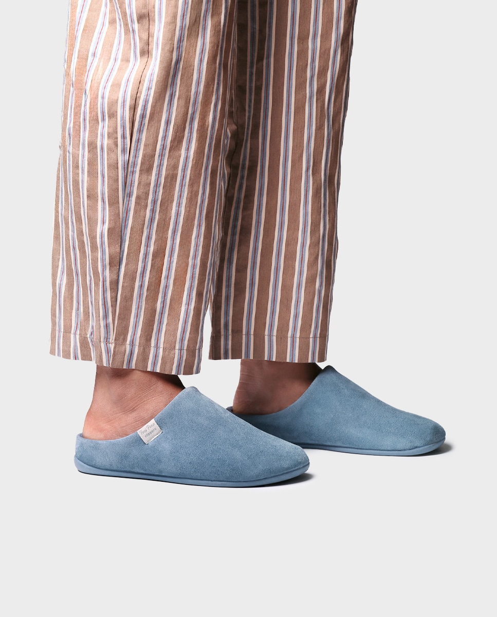 Zapatillas de casa de mujer tipo zueco - Toni Pons - Azul Azul-2