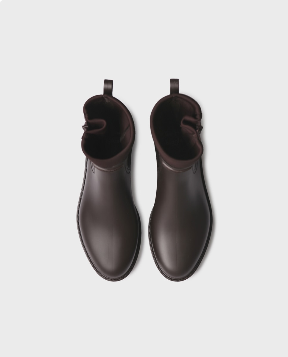 Botines de agua de mujer de caña baja - Marrón Marrón-3