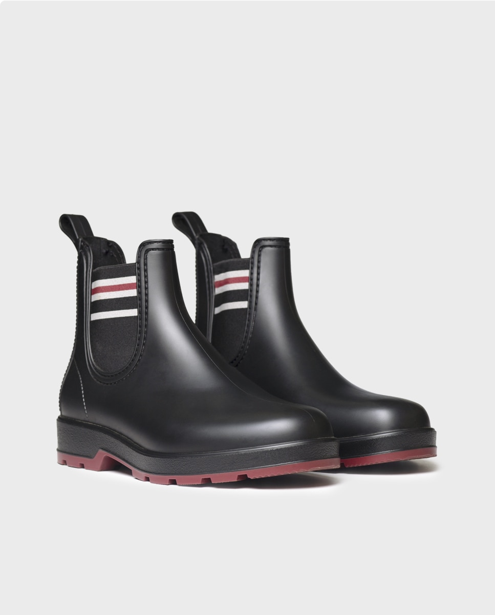 Botines de hombre de agua con elástico - Toni Pons - Negro Negro-4