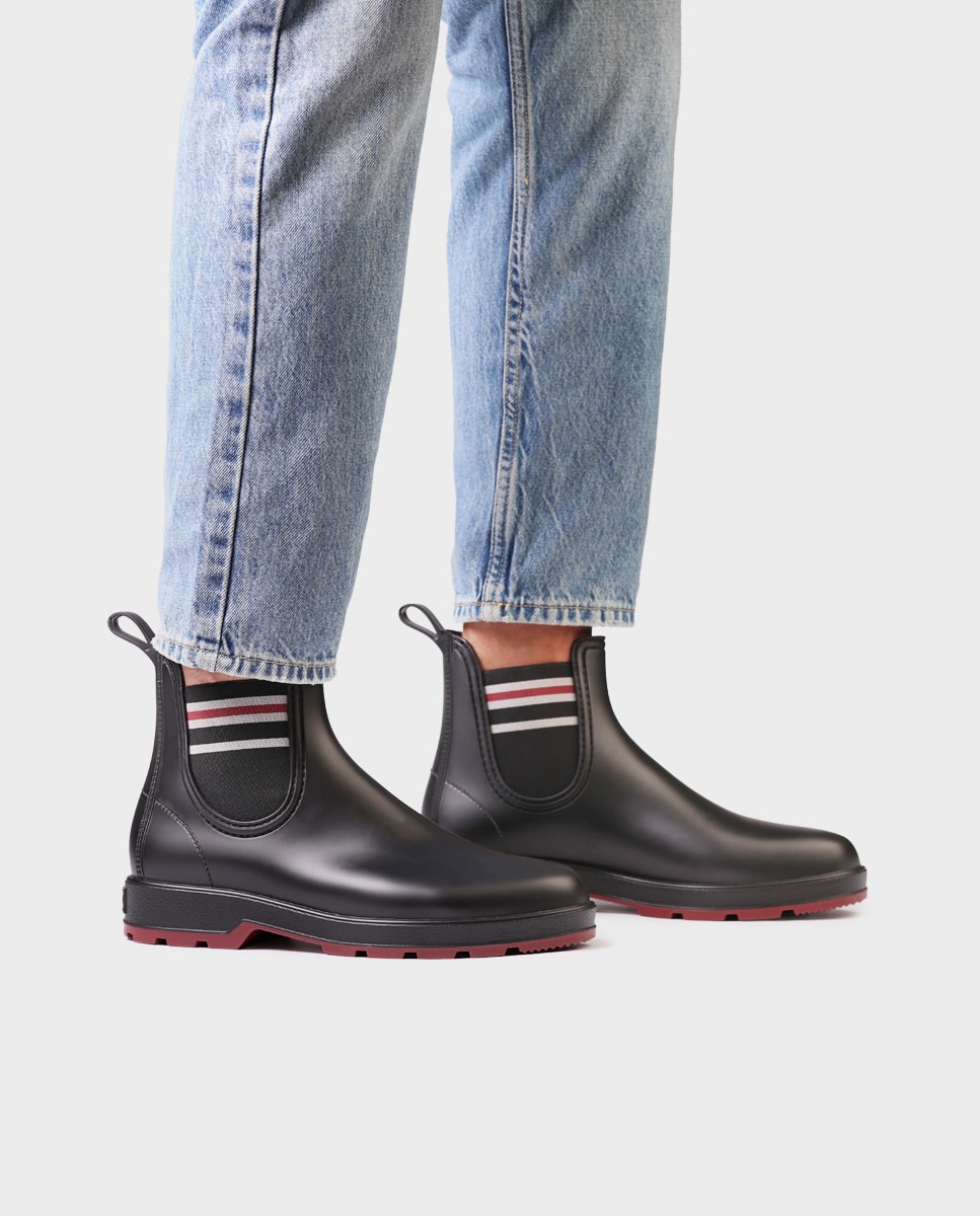 Botines de hombre de agua con elástico - Toni Pons - Negro Negro-2