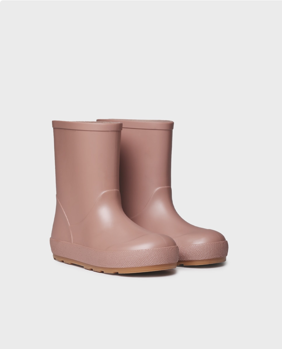 Botas de agua de niños de goma antideslizante - Toni Pons - Rosa Rosa-2
