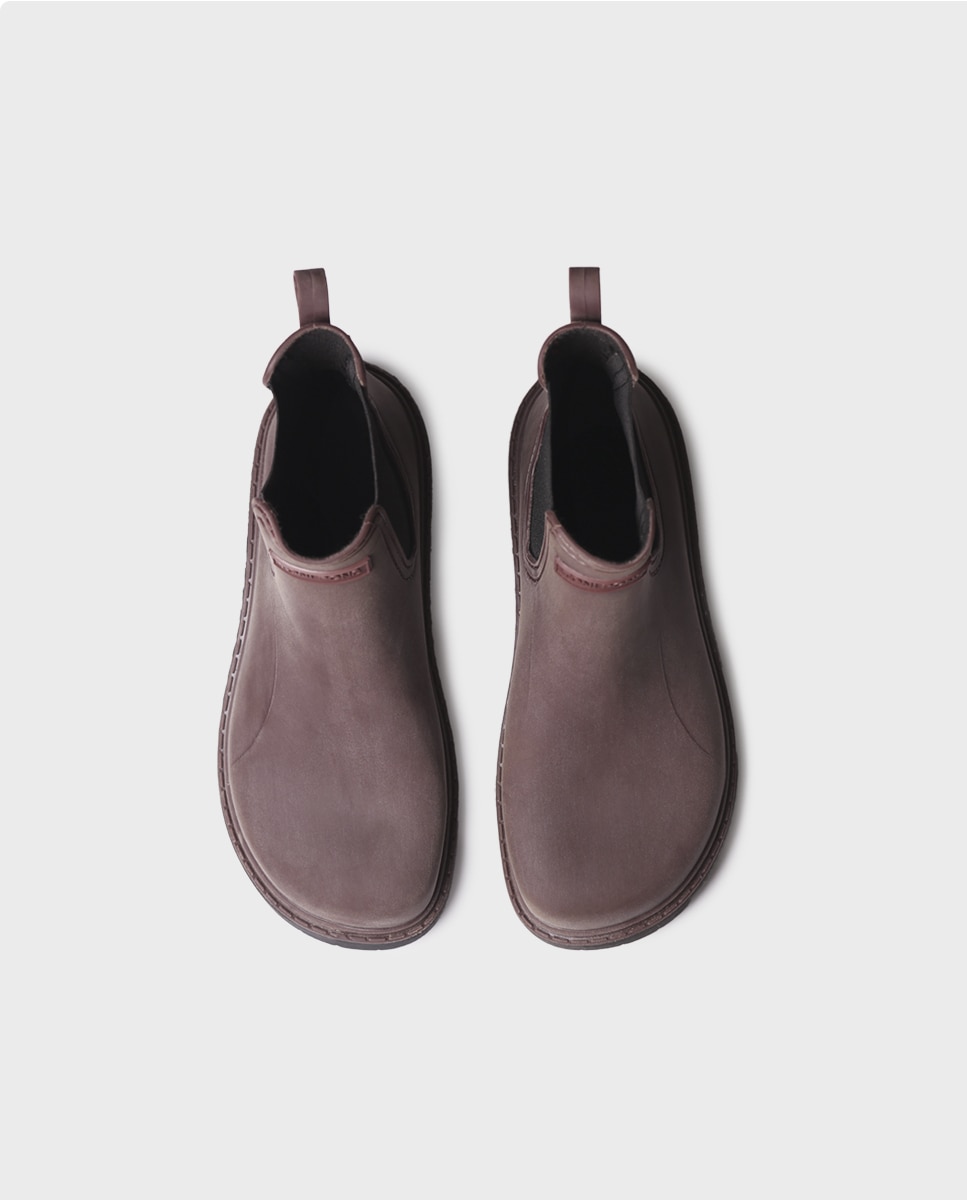 Botines de agua tipo barefoot de mujer con elásticos - Toni Pons - Granate Granate-3