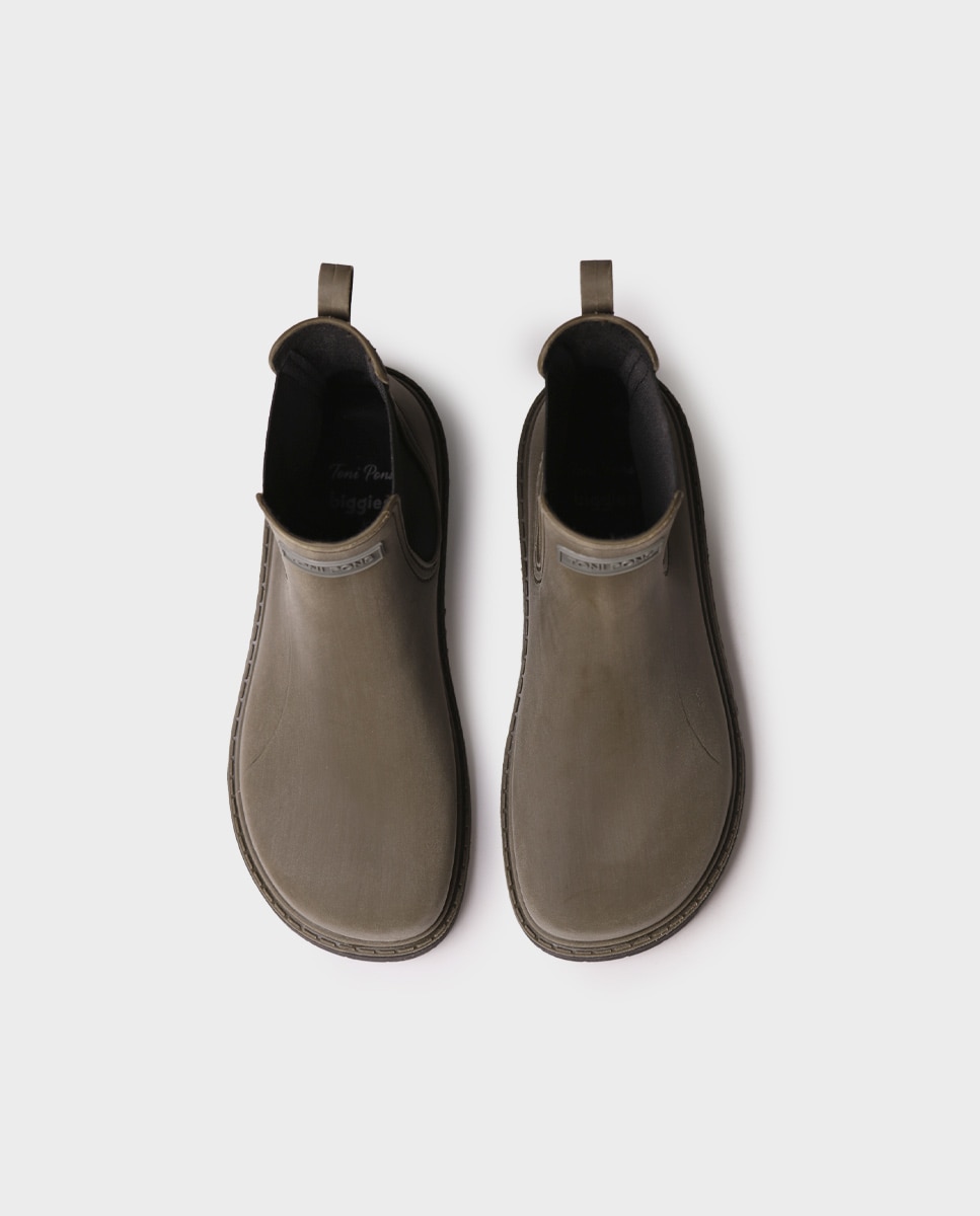 Botines de agua tipo barefoot de mujer con elásticos - Toni Pons - Kaki Kaki-3