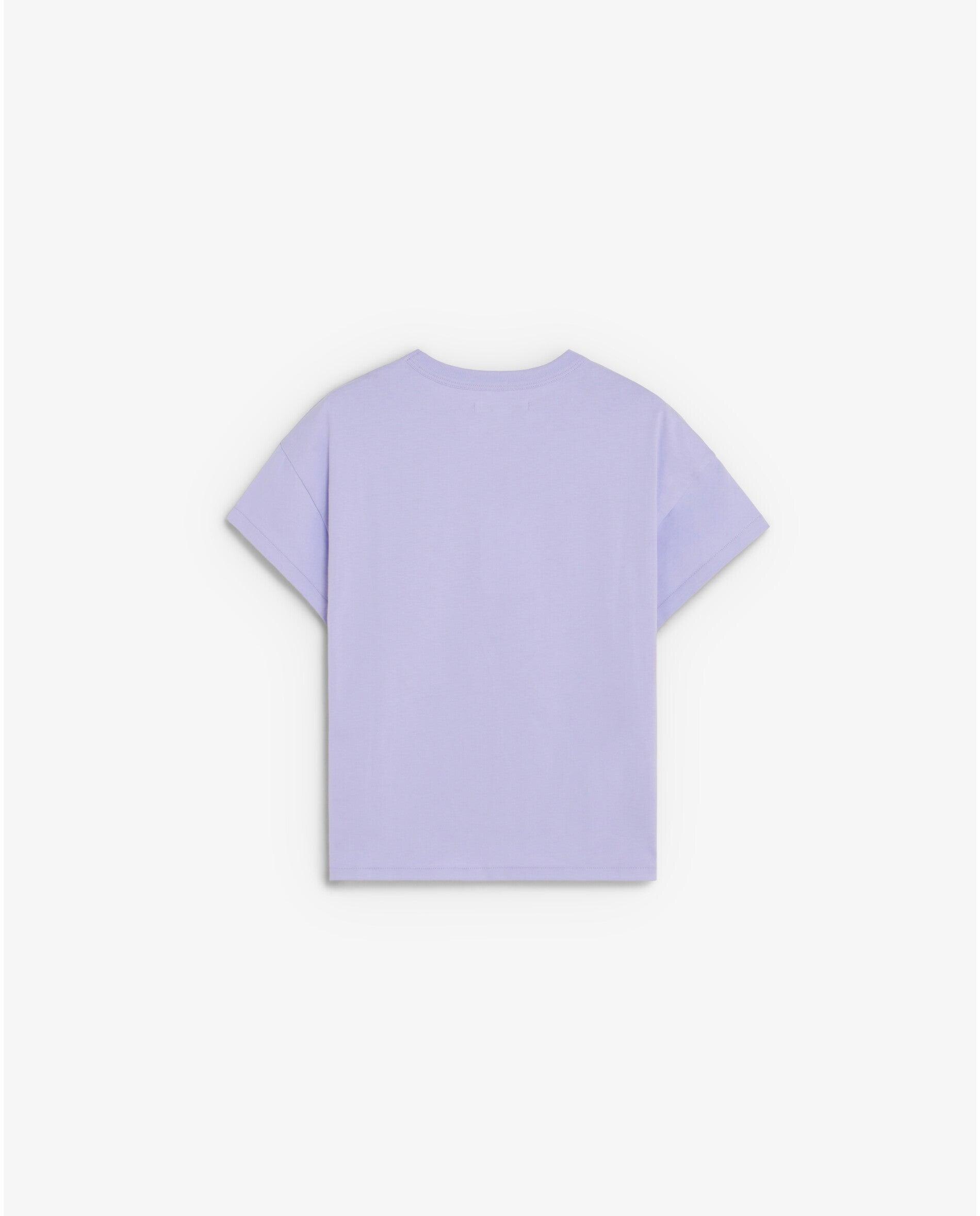 Camiseta de mujer bordada de manga corta - Scalpers - Lila Lila-5