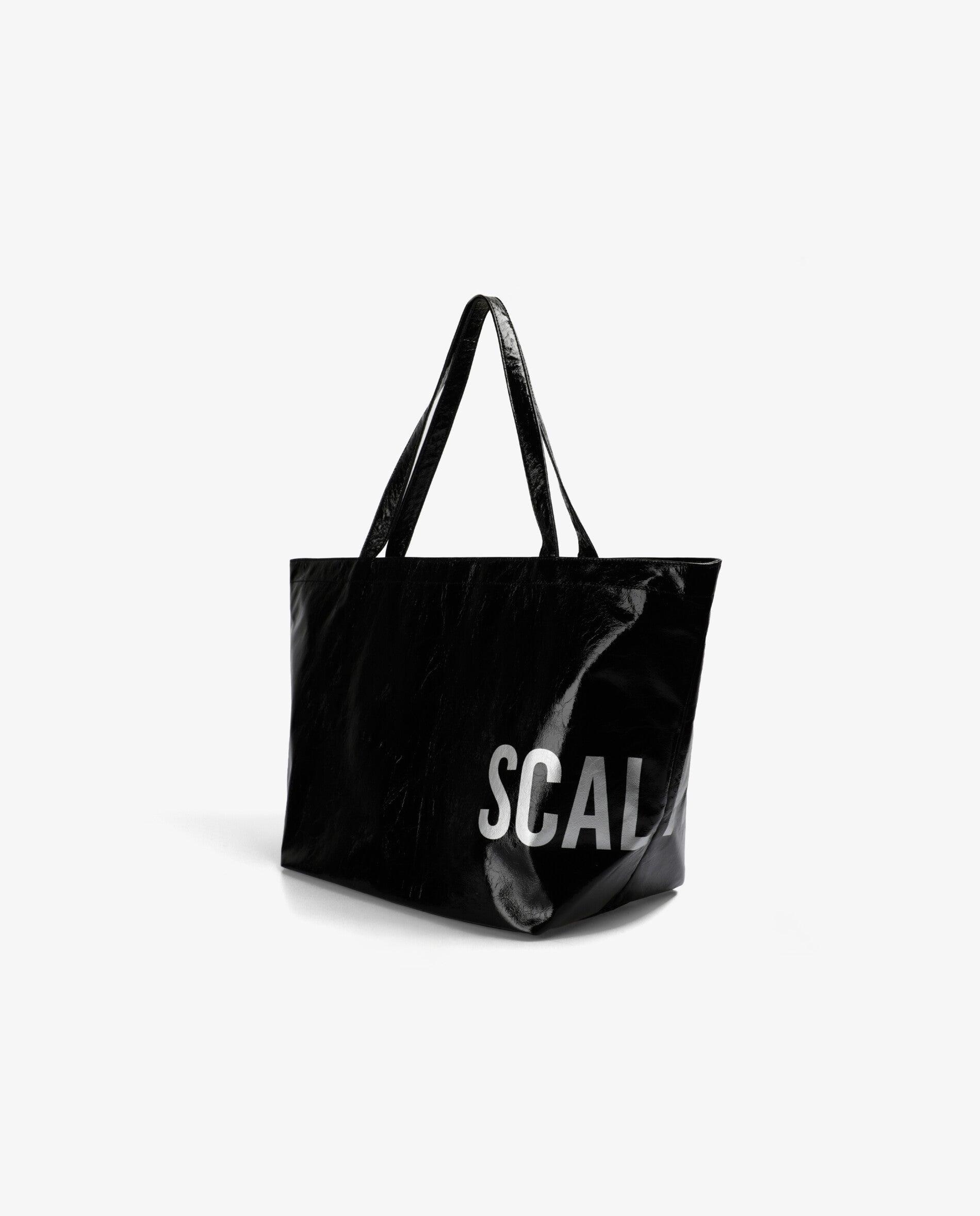 Imagen 2 de Shopper texturizado con logotipo a contraste - Scalpers - Negro Negro