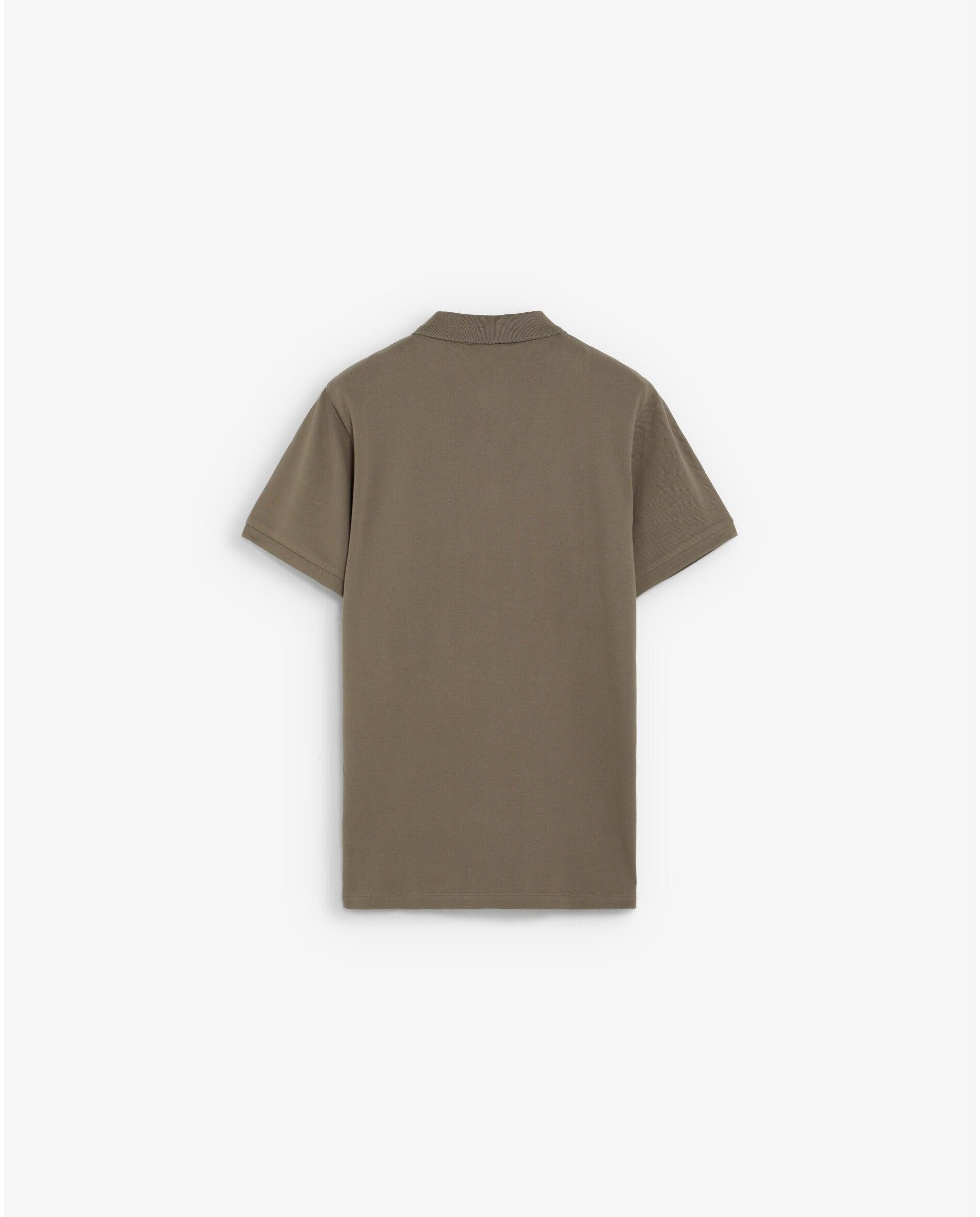 Polo piqué de manga corta de hombre regular fit efecto lavado - Scalpers - Topo Topo-2