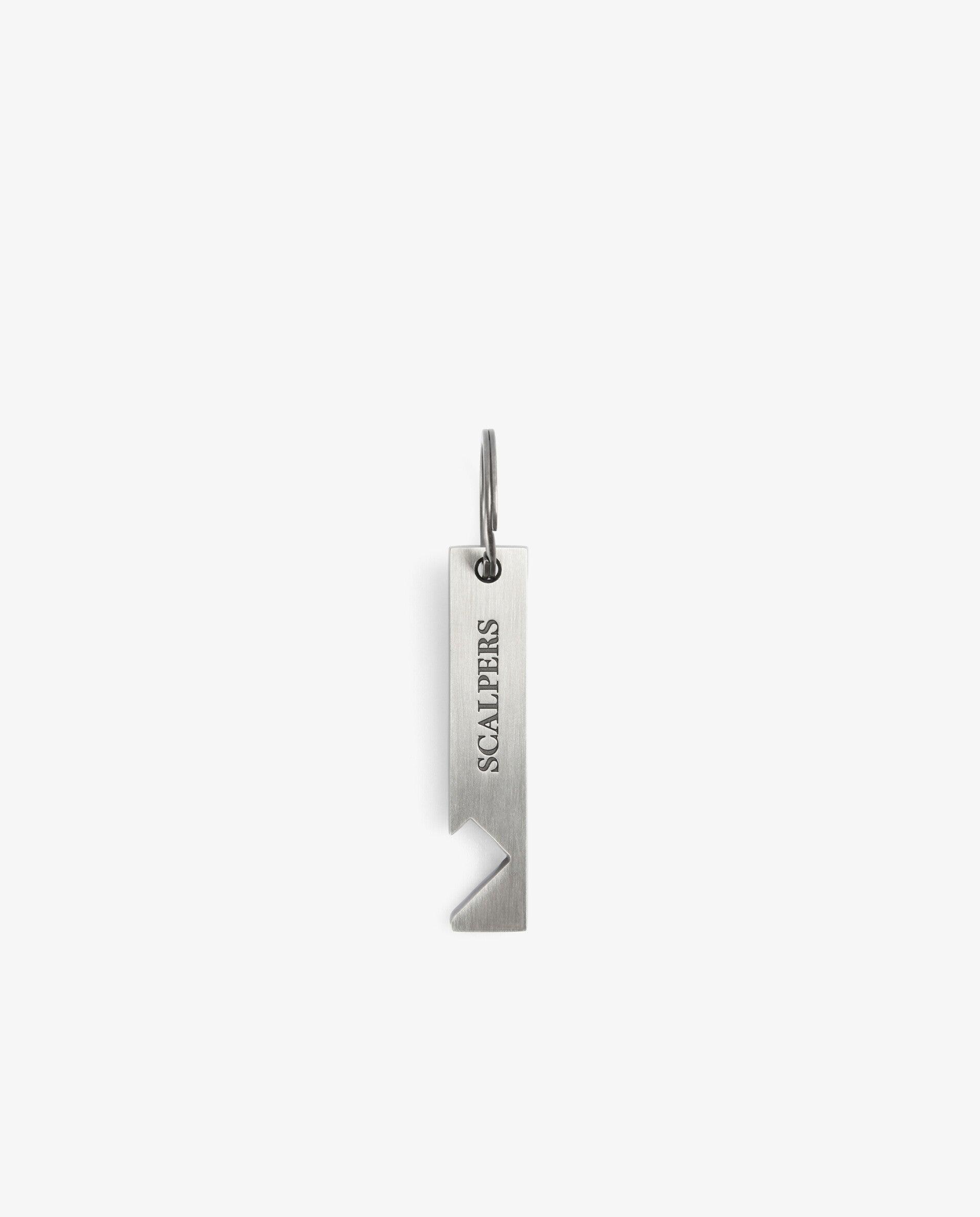 Llavero metálico con logo grabado - Scalpers - Plata Plata-1