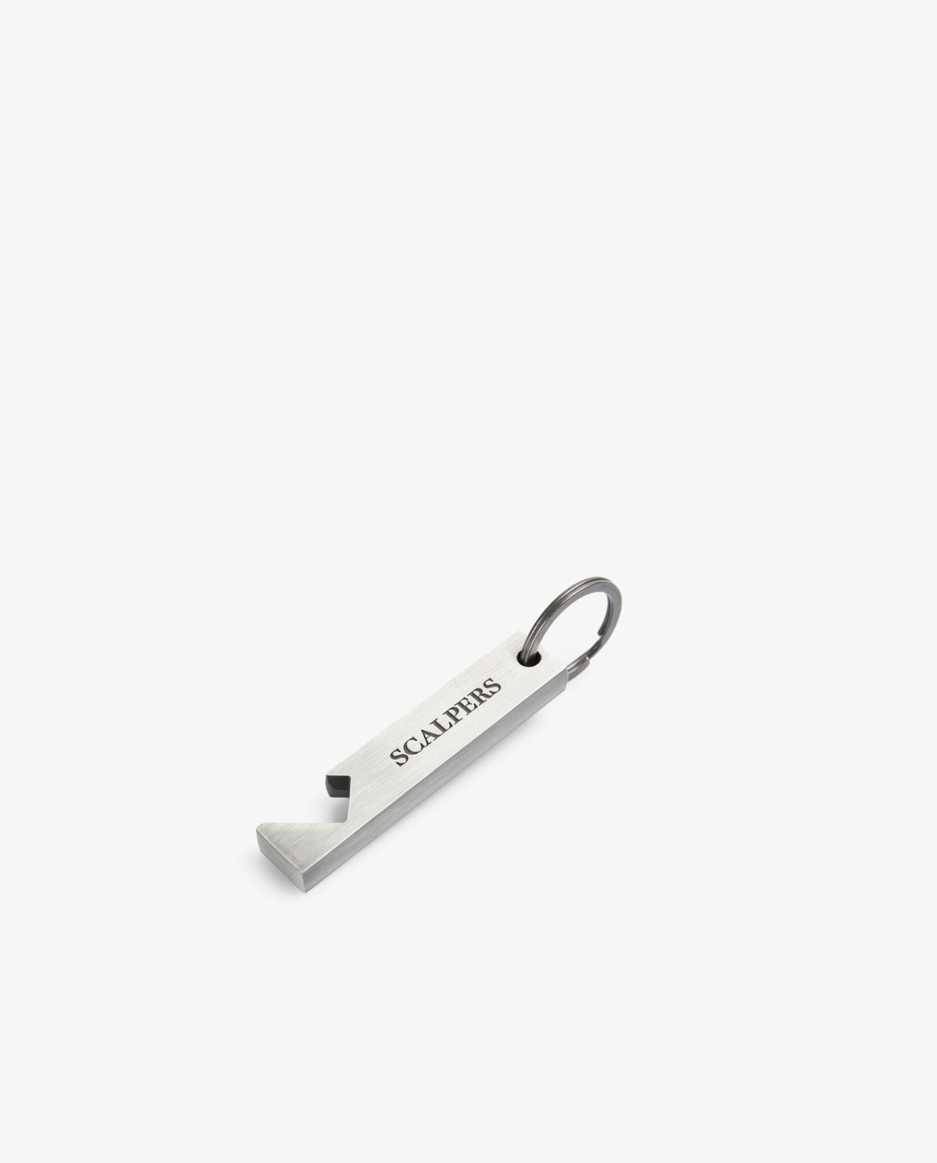 Llavero metálico con logo grabado - Scalpers - Plata Plata-2