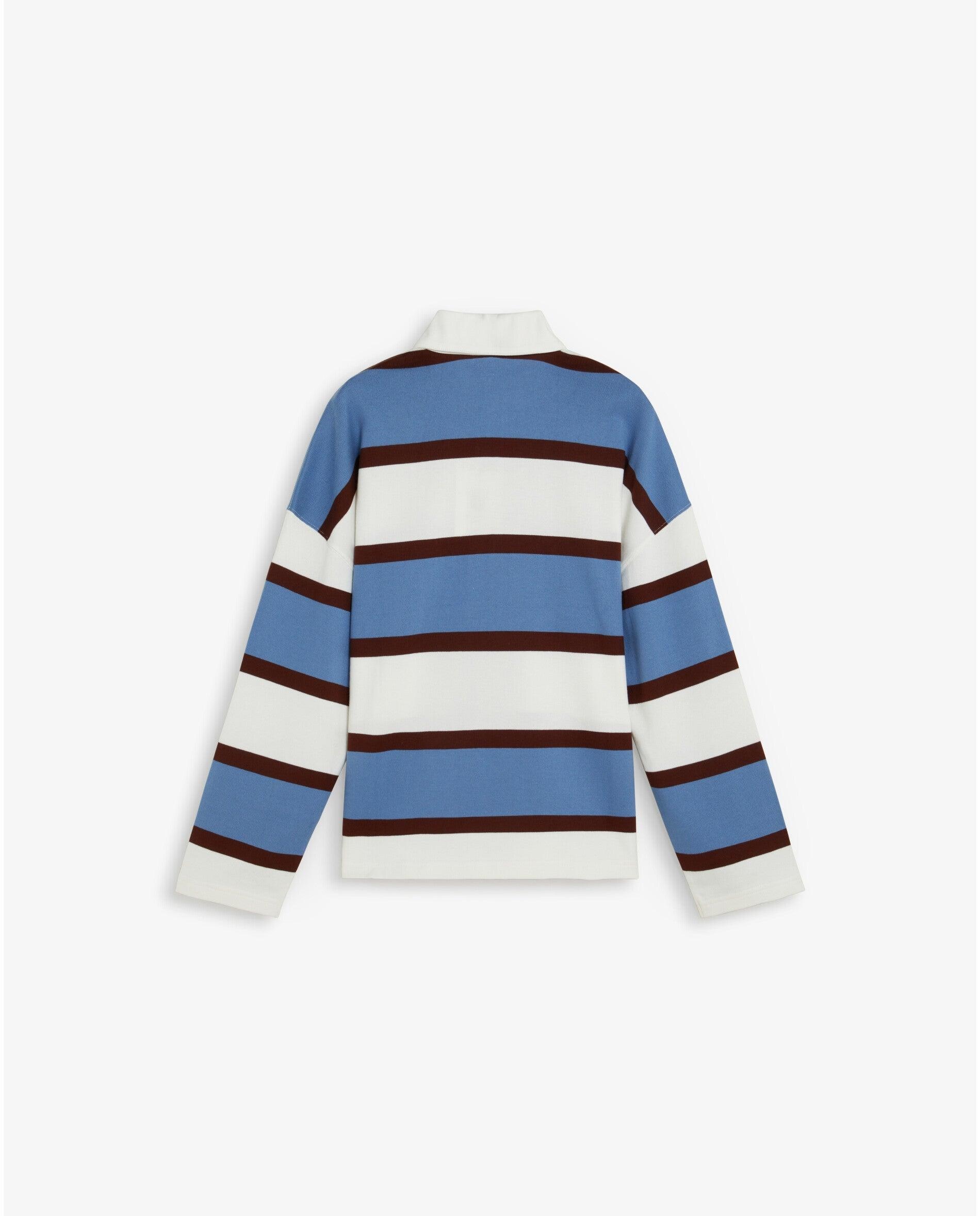 Sudadera de mujer a rayas con cuello polo - Scalpers - Multicolor Multicolor-2
