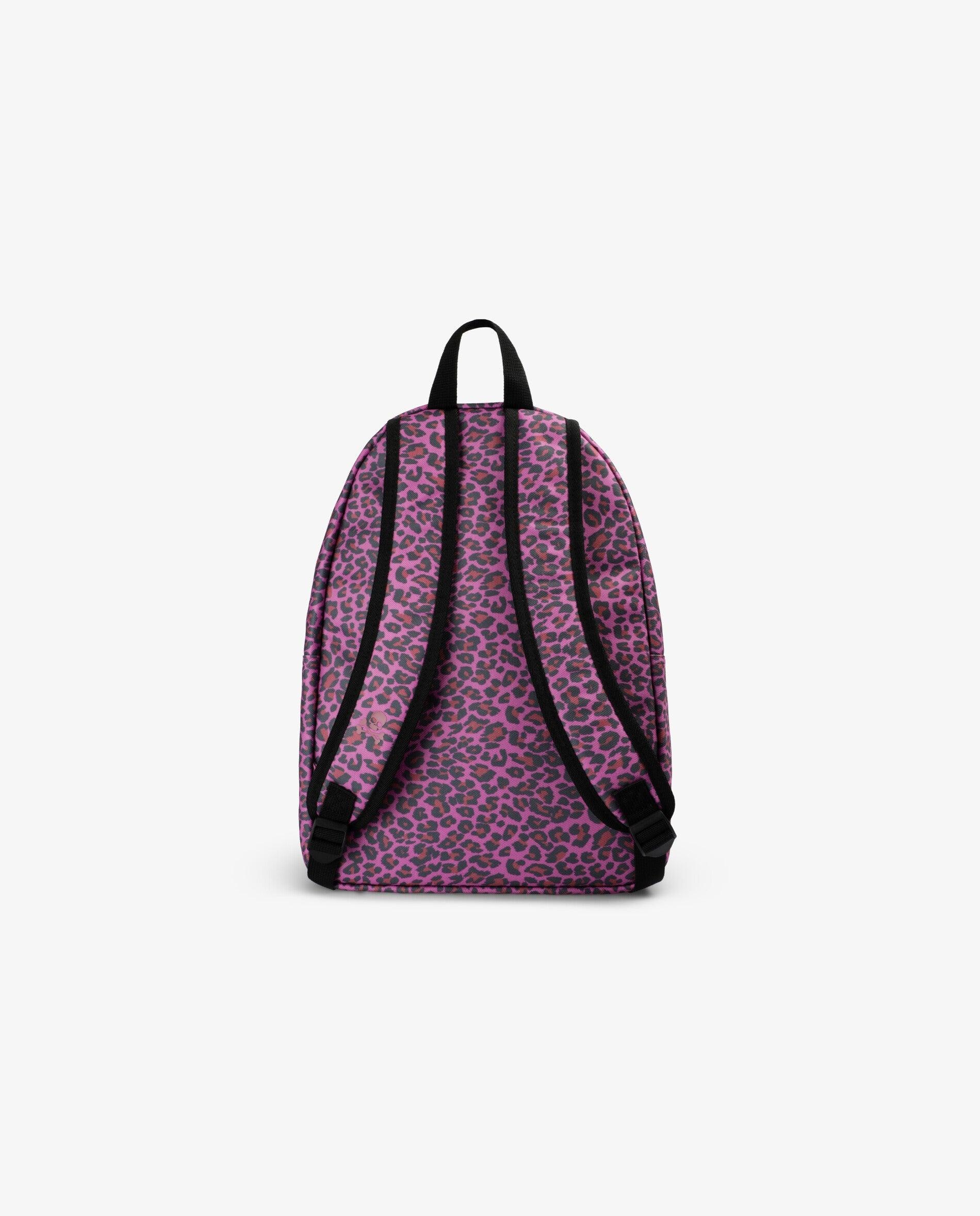 Mochila de niña animal print con bolsillo frontal - Scalpers - Rosa Rosa-3