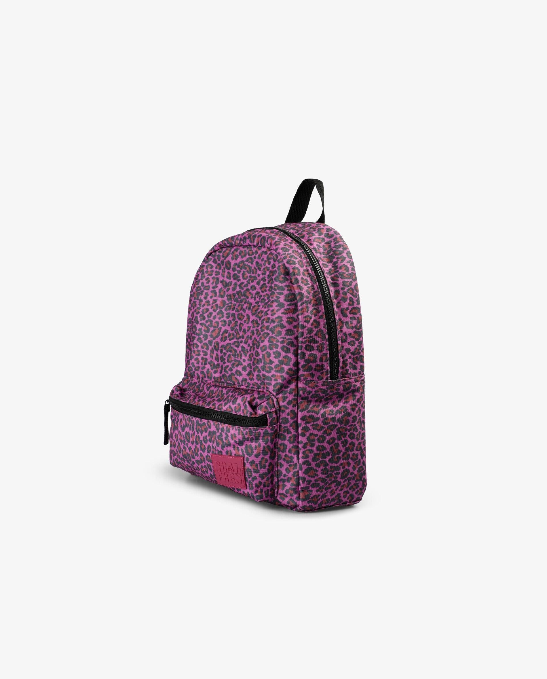 Mochila de niña animal print con bolsillo frontal - Scalpers - Rosa Rosa-2