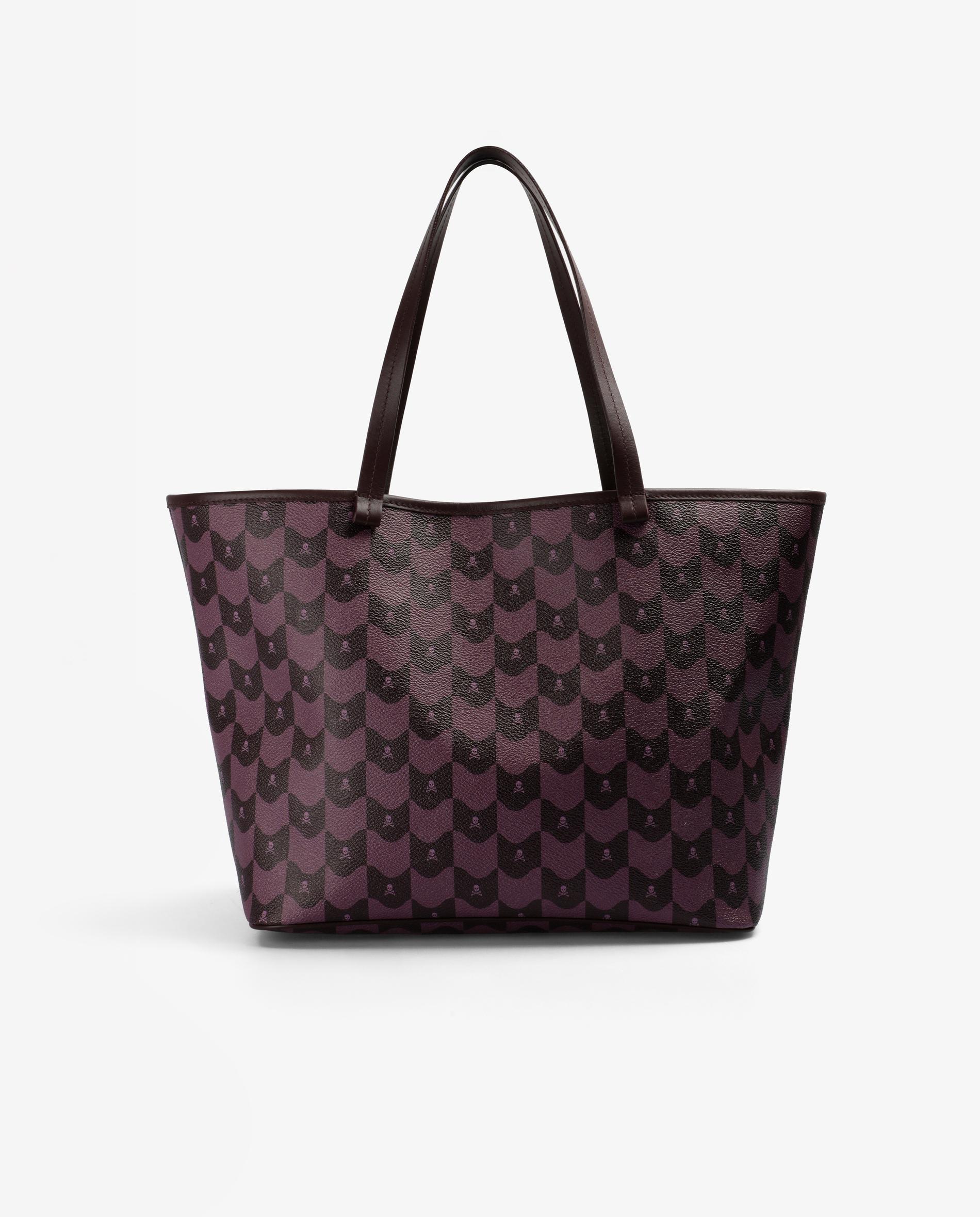 Shopper estampado con cartera a juego - Scalpers - Burdeos Burdeos-1