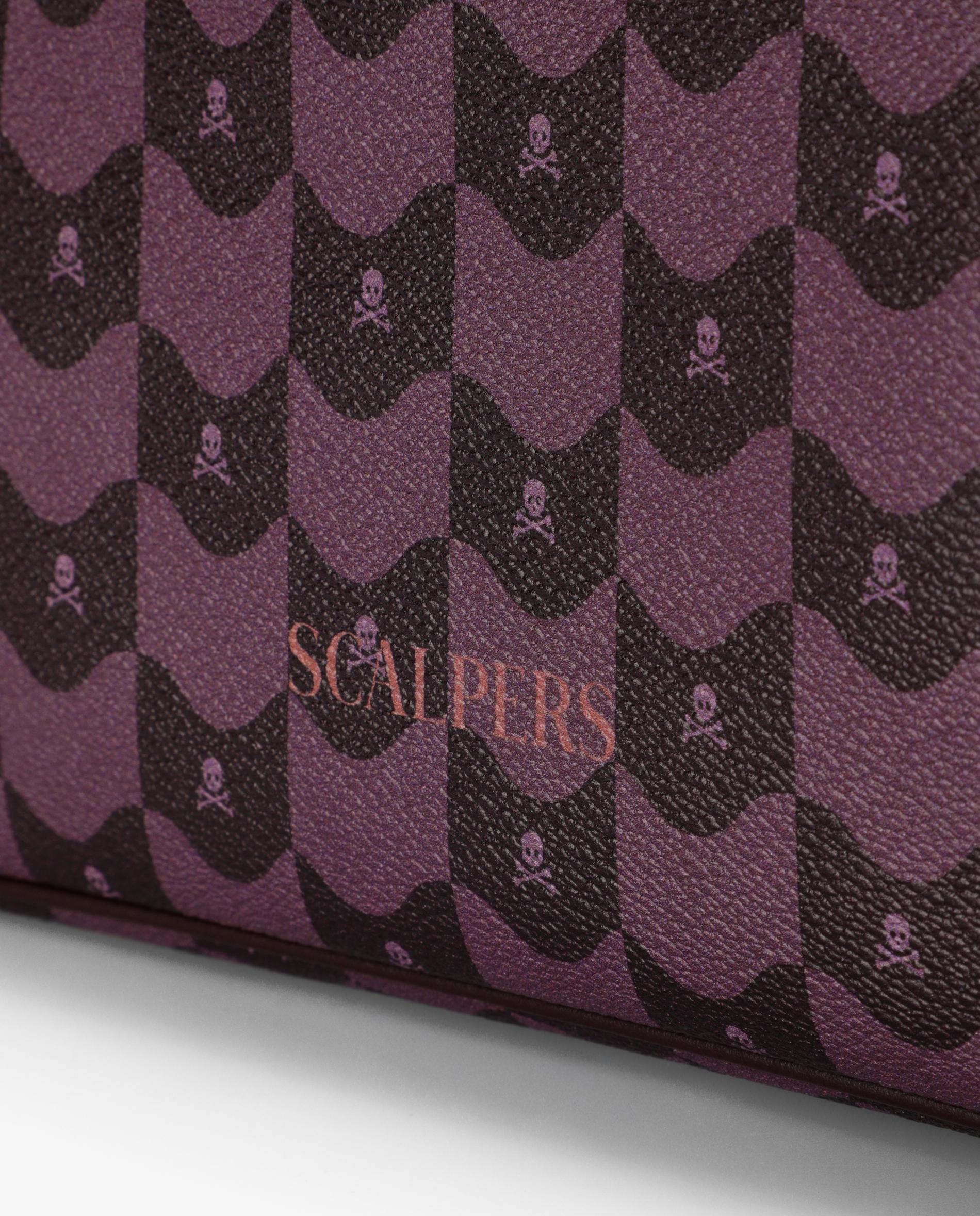 Shopper estampado con cartera a juego - Scalpers - Burdeos Burdeos-2