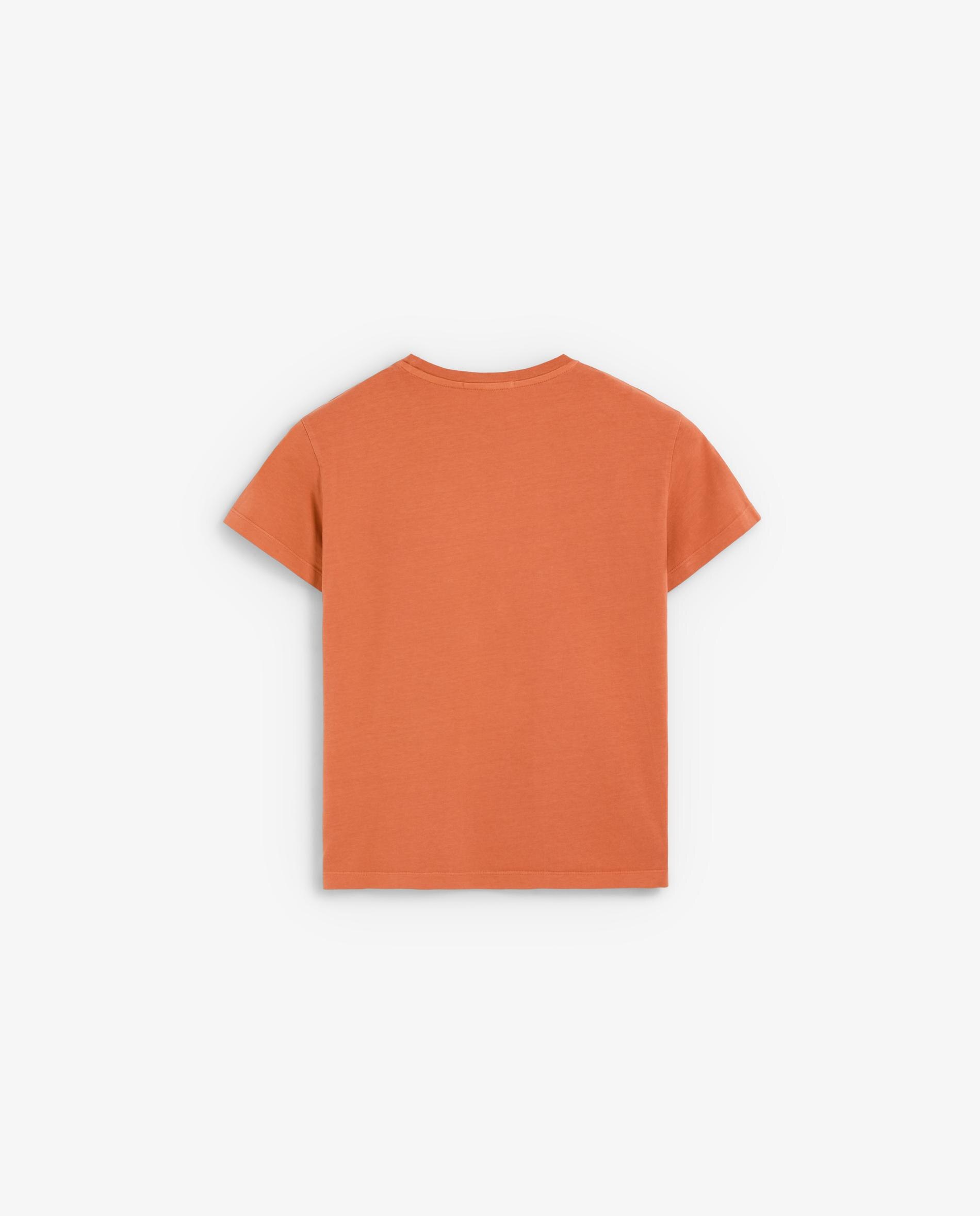 Camiseta de mujer regular fit de manga corta - Scalpers - Terracota Terracota-4