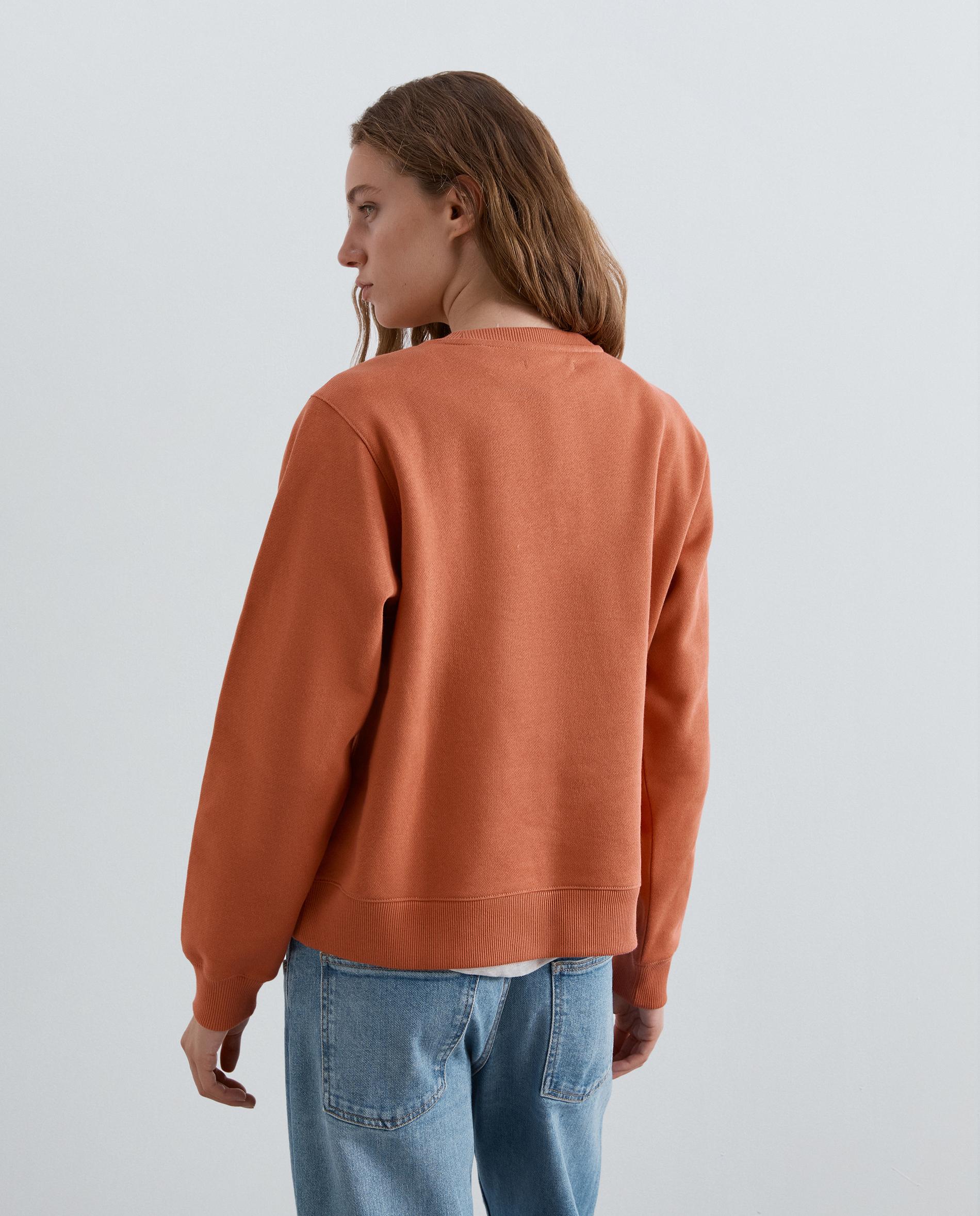 Sudadera de mujer en algodón con cuello redondo - Scalpers - Marrón Marrón-2