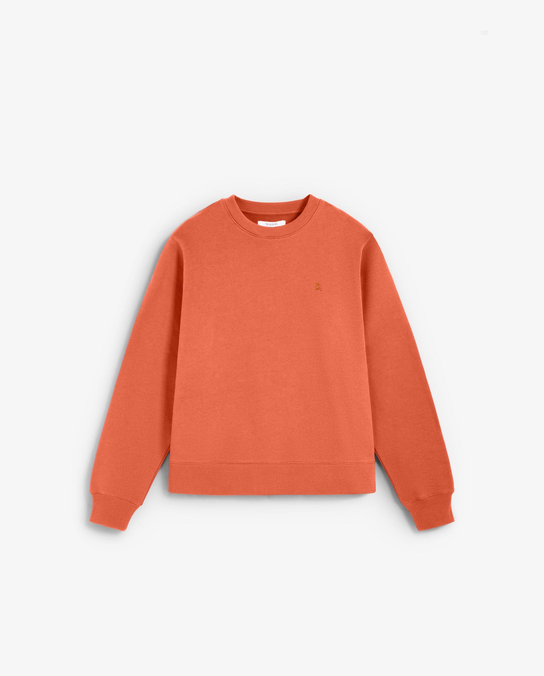Sudadera de mujer en algodón con cuello redondo - Scalpers - Marrón Marrón-5