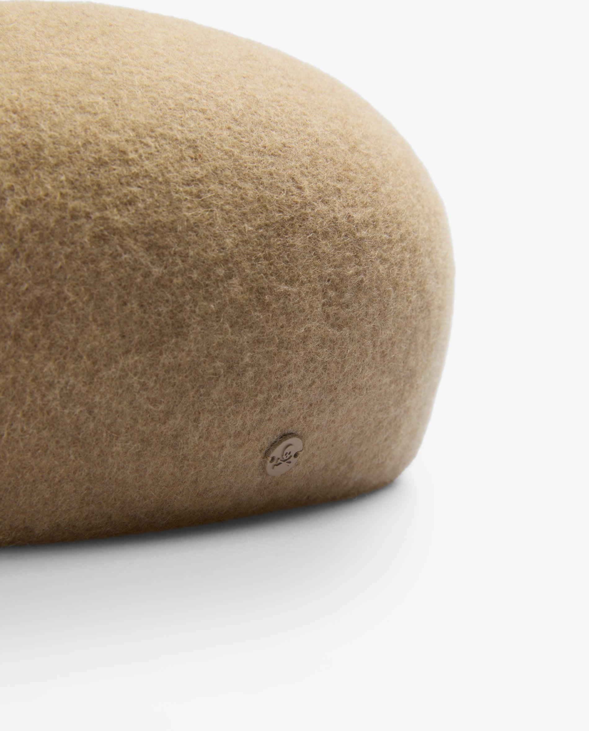 Imagen 5 de Gorro de mujer de lana tipo casquete - Scalpers - Natural Natural