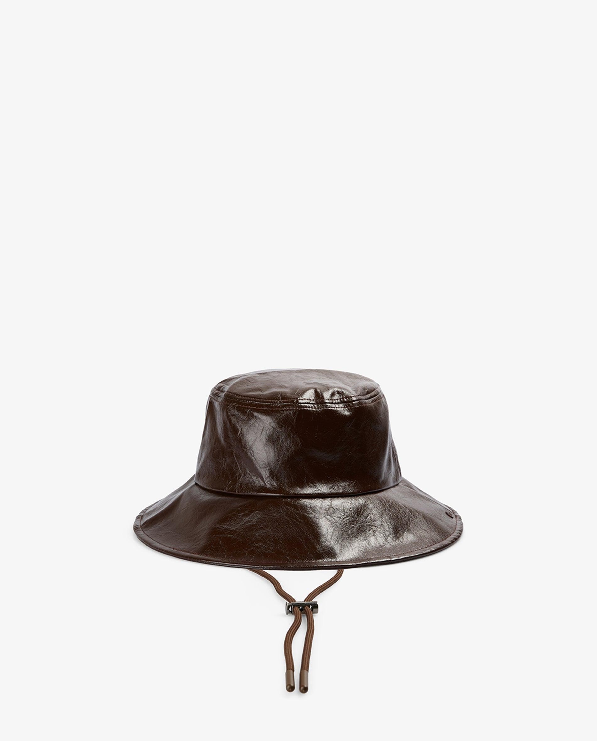 Imagen 3 de Sombrero de mujer tipo bucket con cordón ajustable - Scalpers - Burdeos Burdeos