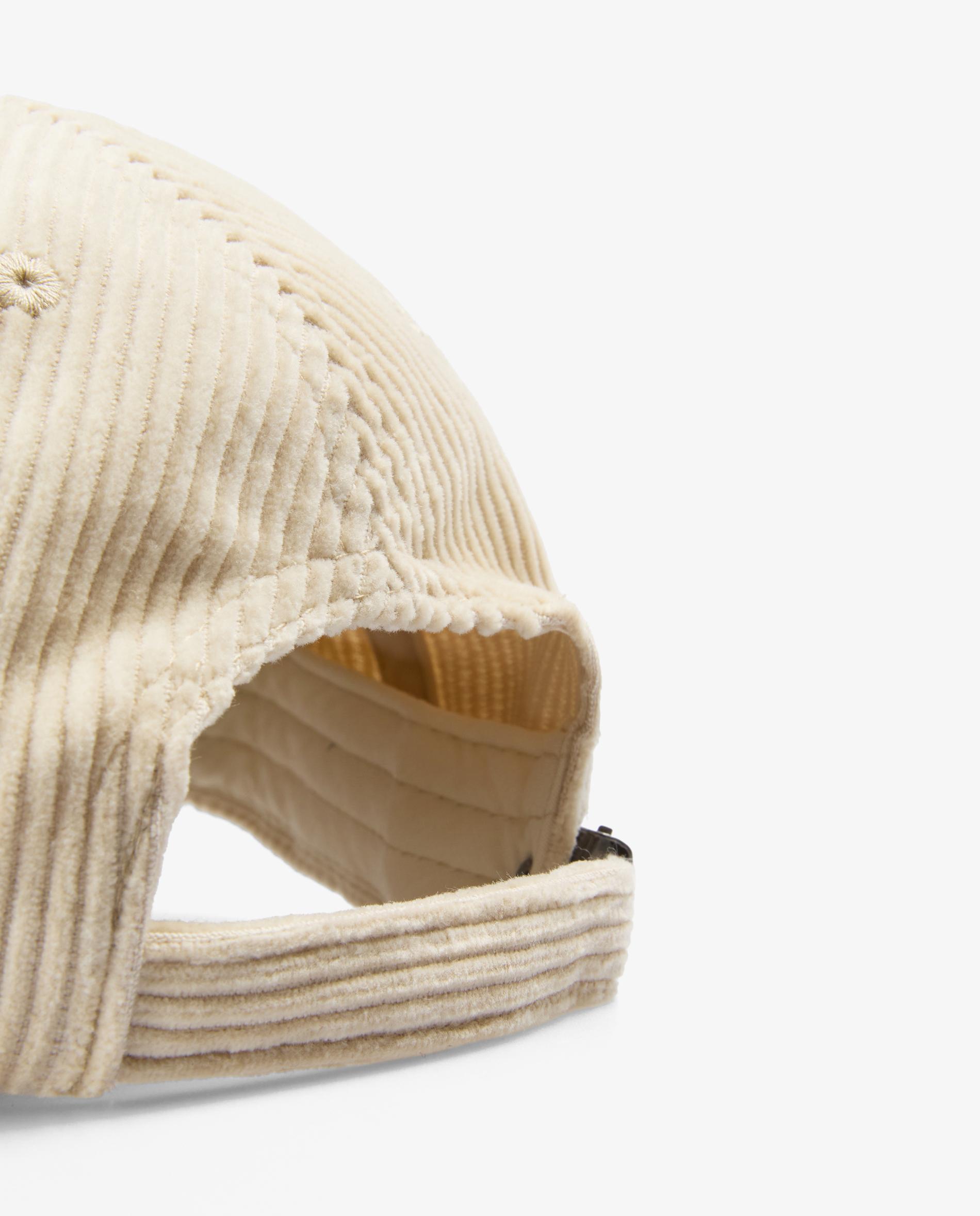 Gorra de mujer ajustable en tejido de pana - Scalpers - Crudo Crudo-4