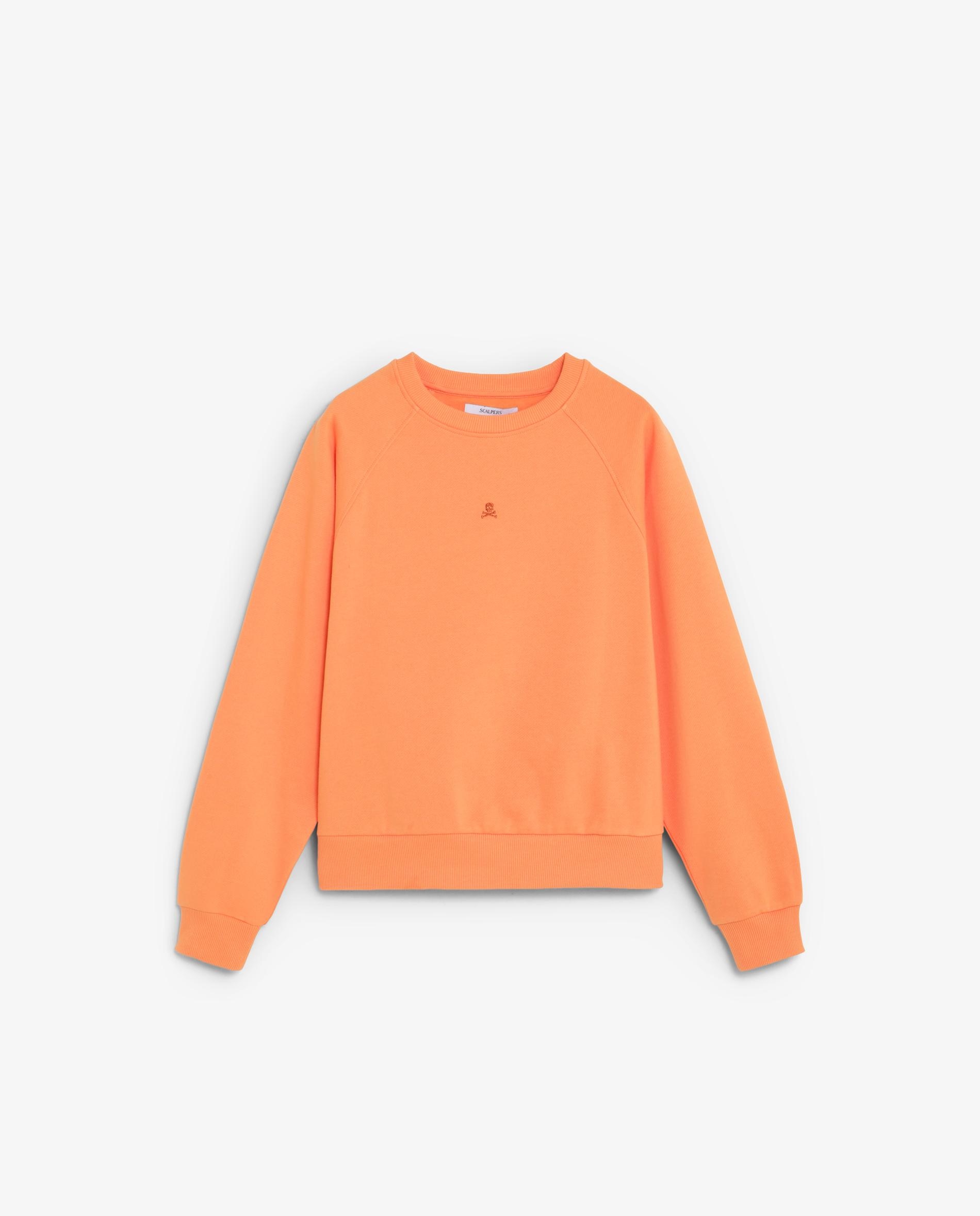 Sudadera de mujer en algodón con bordado en pecho - Scalpers - Rosa Rosa-6