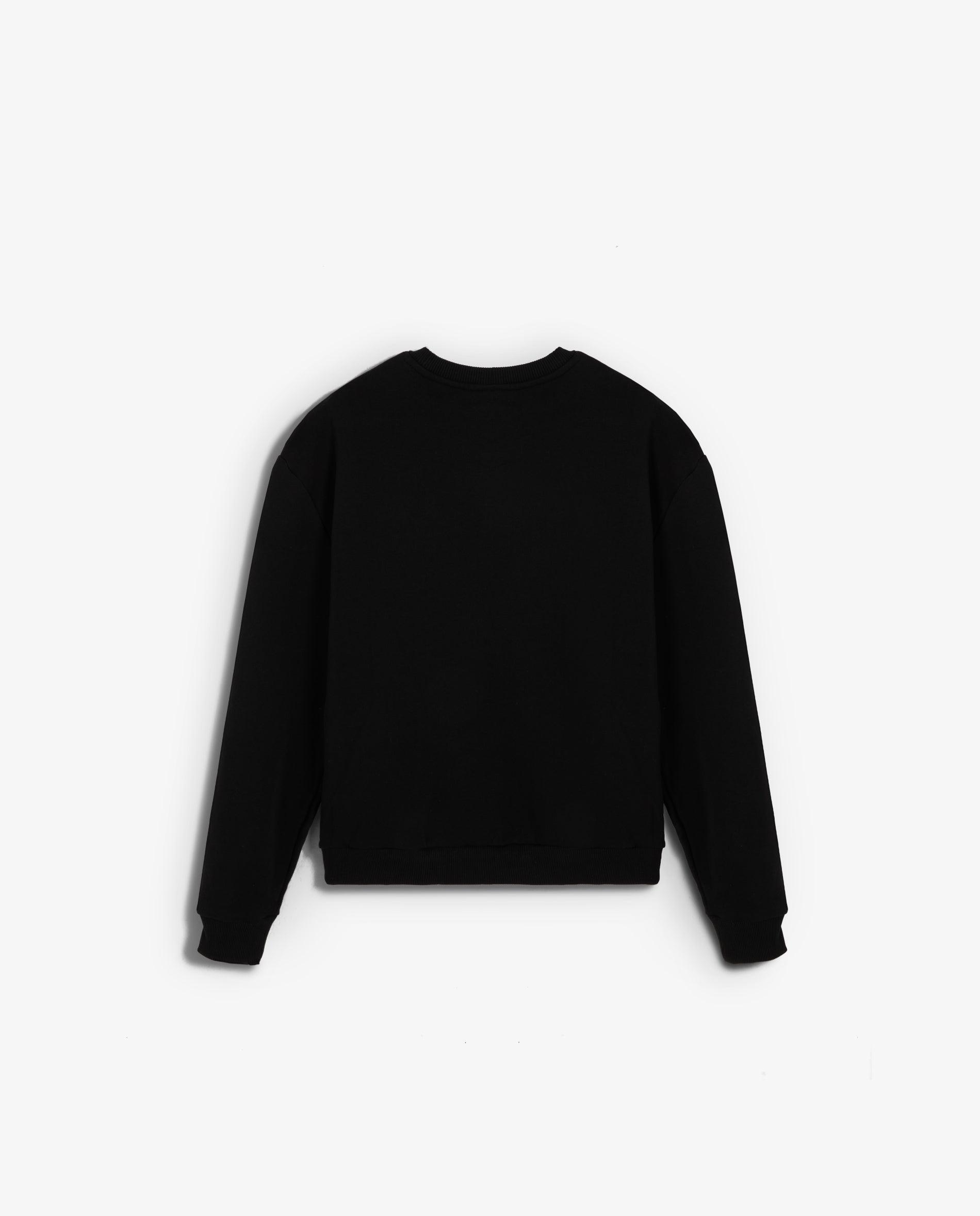 Imagen 2 de Sudadera de mujer regular fit con hombreras - Scalpers - Negro Negro