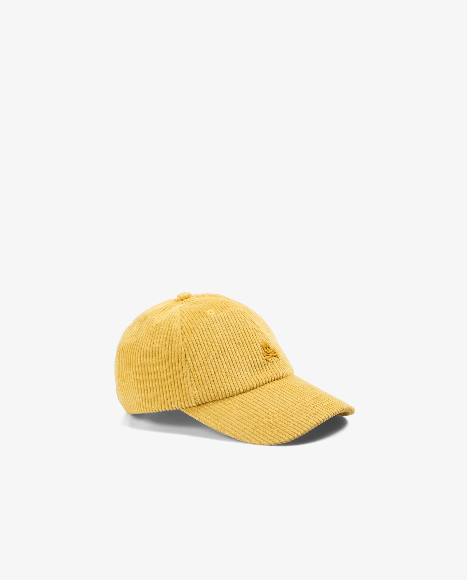 Imagen 0 de Gorra de mujer ajustable en tejido de pana Mostaza