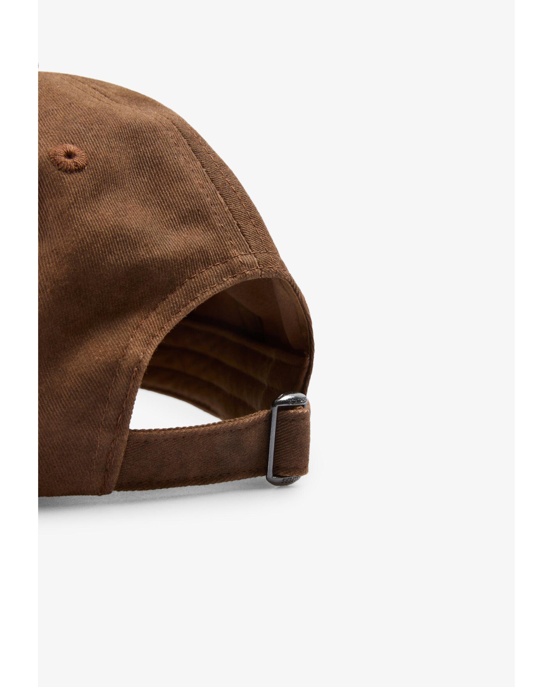 Gorra de mujer ajustable con calavera bordada - Scalpers - Marrón Marrón-4