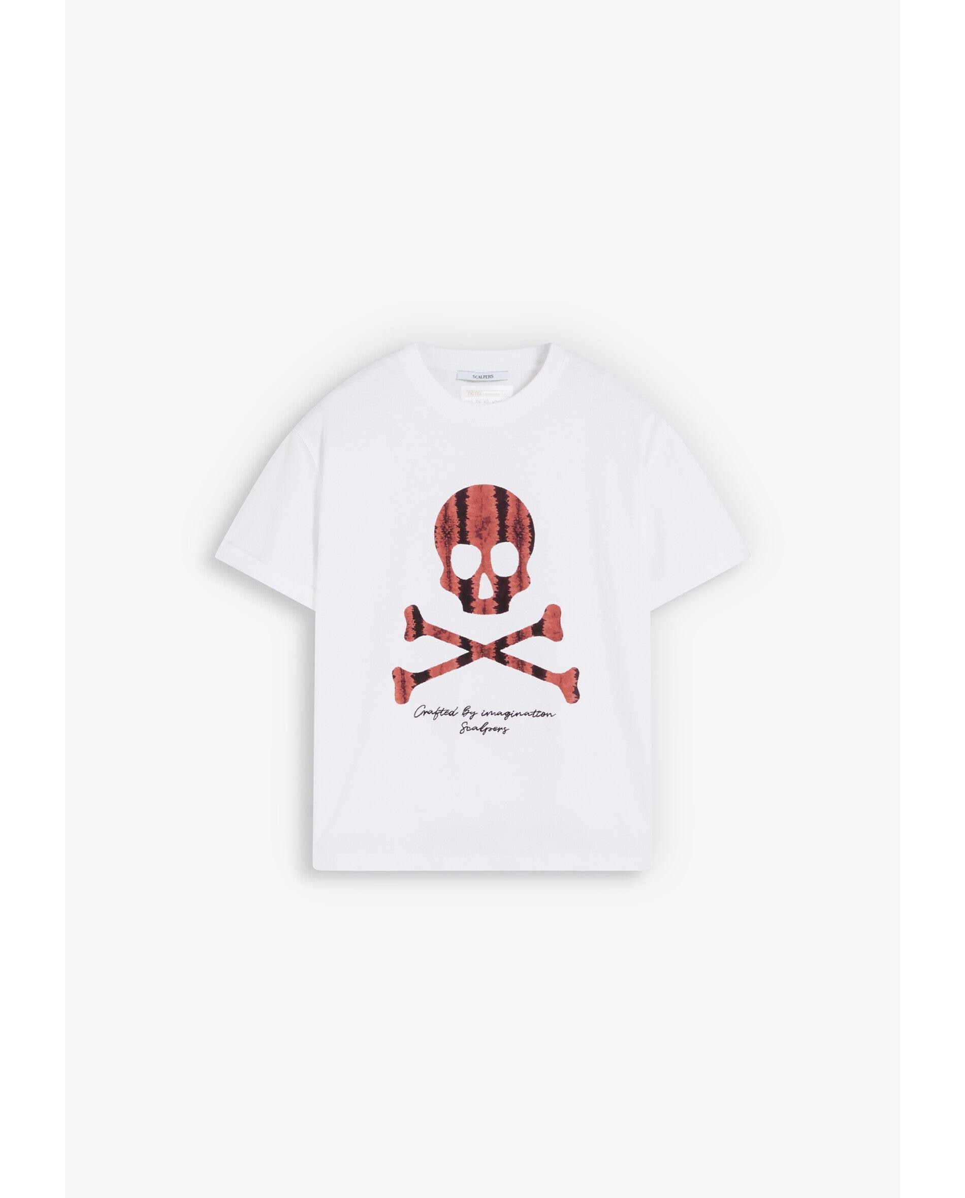 Imagen 0 de Camiseta de mujer con calavera estampada Blanco