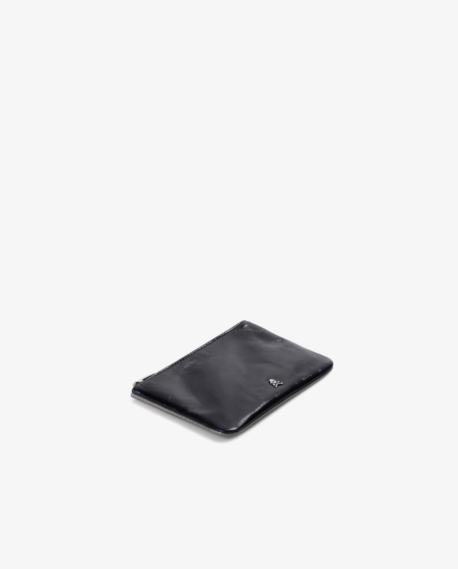 Cartera de mujer de piel bicolor con cremallera - Scalpers - Navy Navy-2