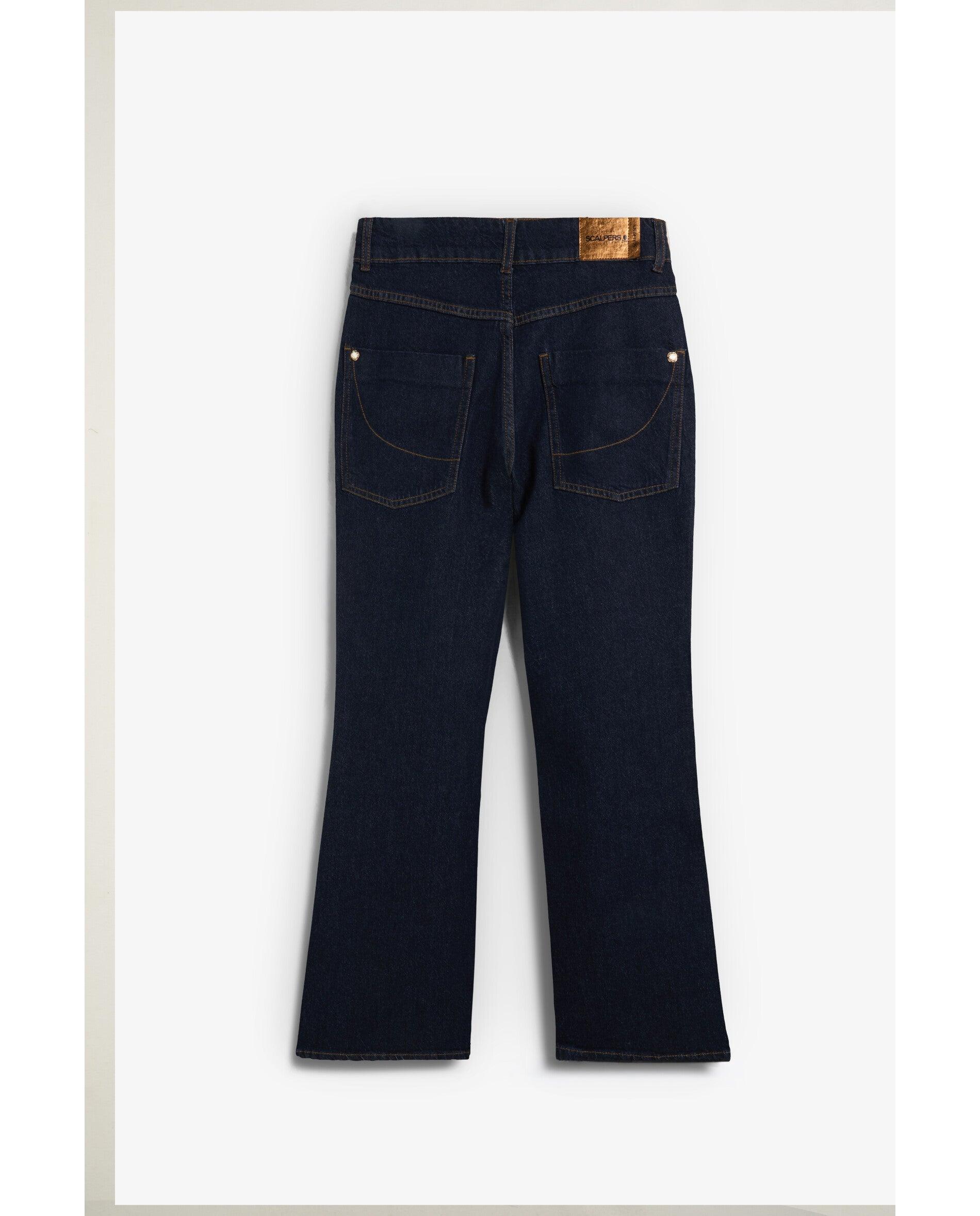 Vaquero de mujer bootcut con trabillas en la cintura - Scalpers - Marino Marino-2