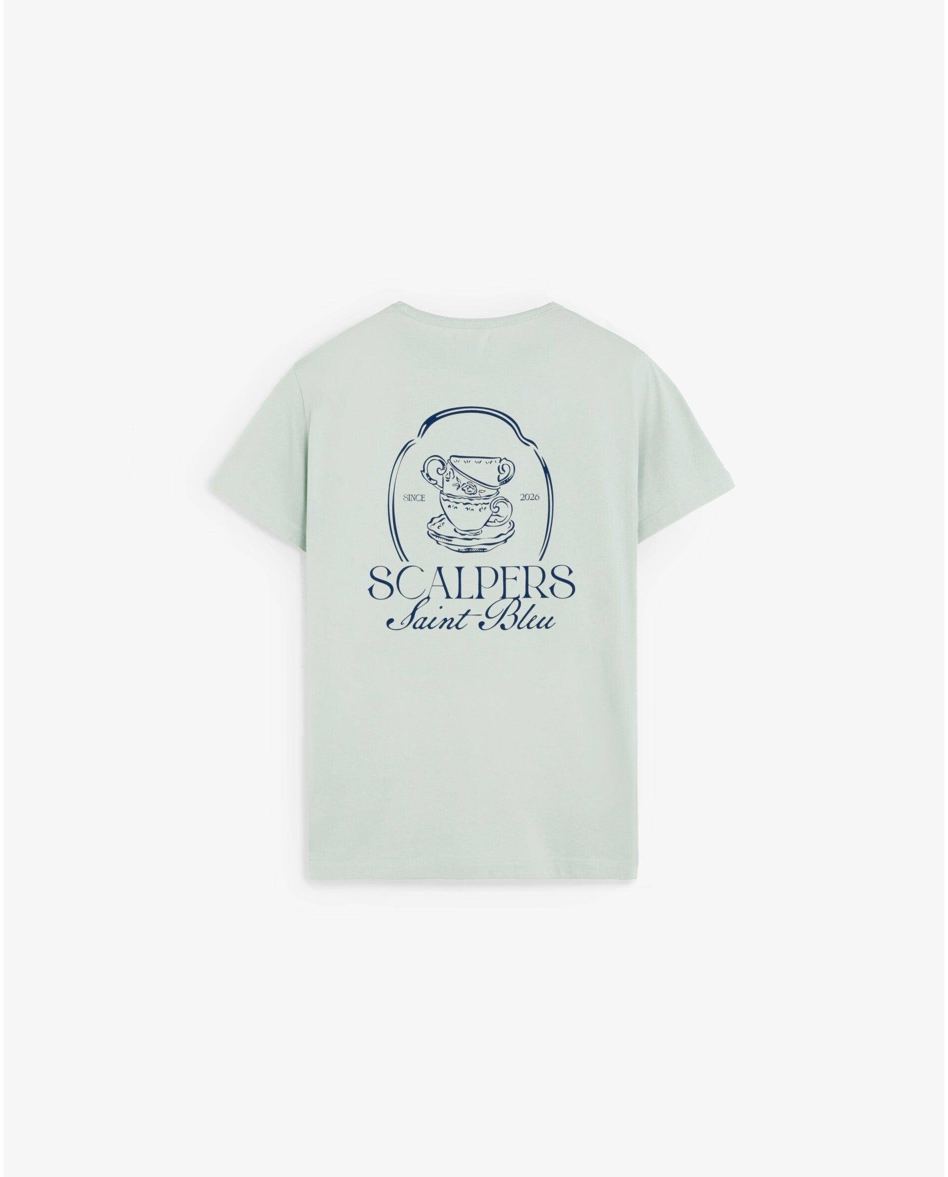 Imagen 6 de Camiseta de manga corta de hombre con estampado trasero - Scalpers - Verde menta Verde menta