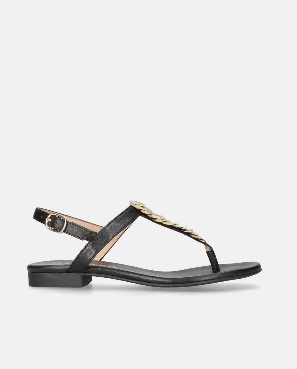 Imagen 0 de Sandalias lygia de mujer en napa suave Negro