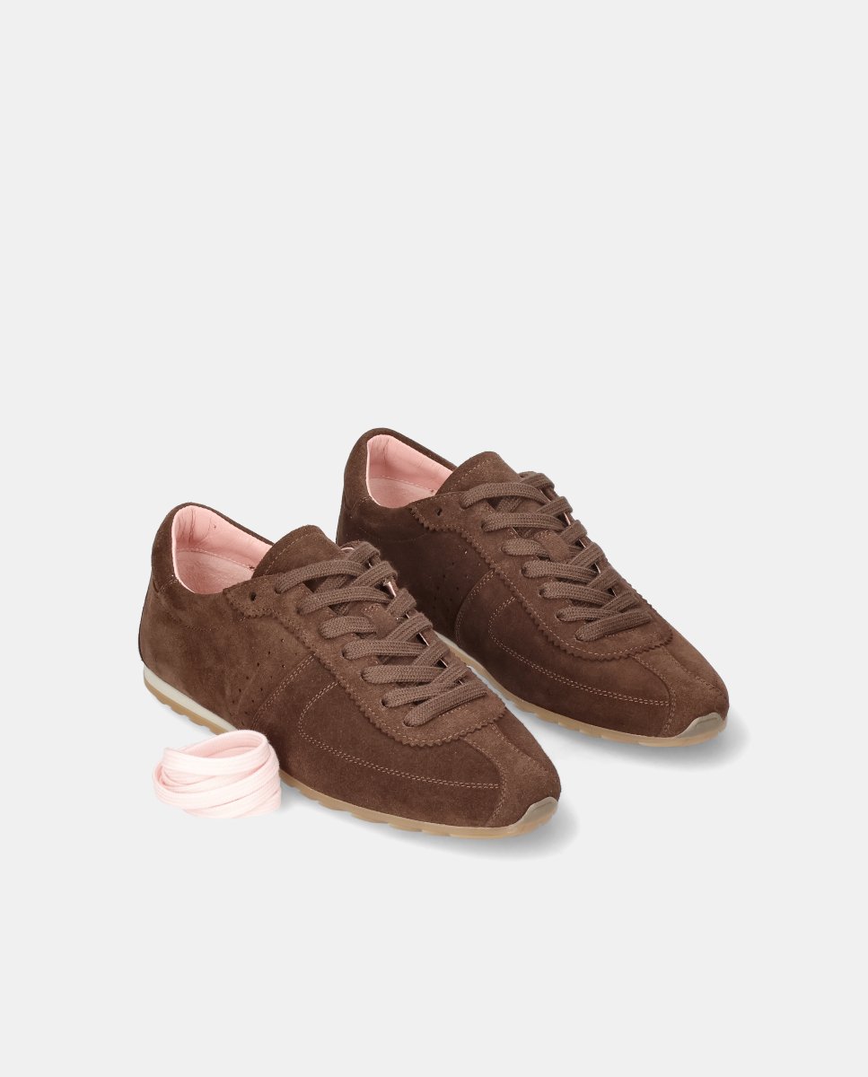 Zapatillas deportivas de mujer eliana en ante - Pretty Ballerinas - Marrón Marrón-2