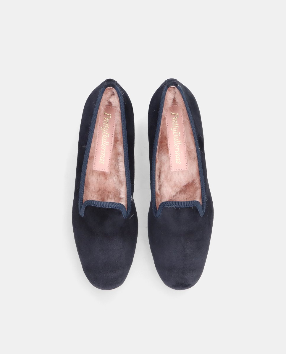 Loafers faye de mujer en ante - Pretty Ballerinas - Azul Azul-2