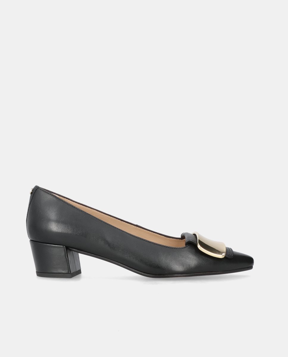 Zapatos de salón greta de mujer en napa suave - Mascaró - Negro Negro-1