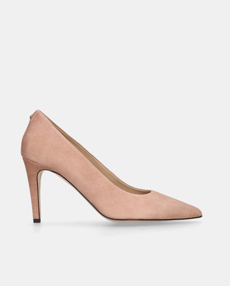 Imagen 0 de Zapatos de salón de mujer ayla en ante suave Rosa