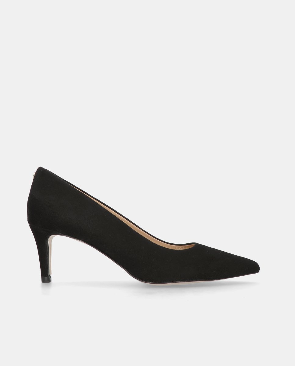 Imagen 0 de Zapatos de salón noa de mujer en ante suave Negro