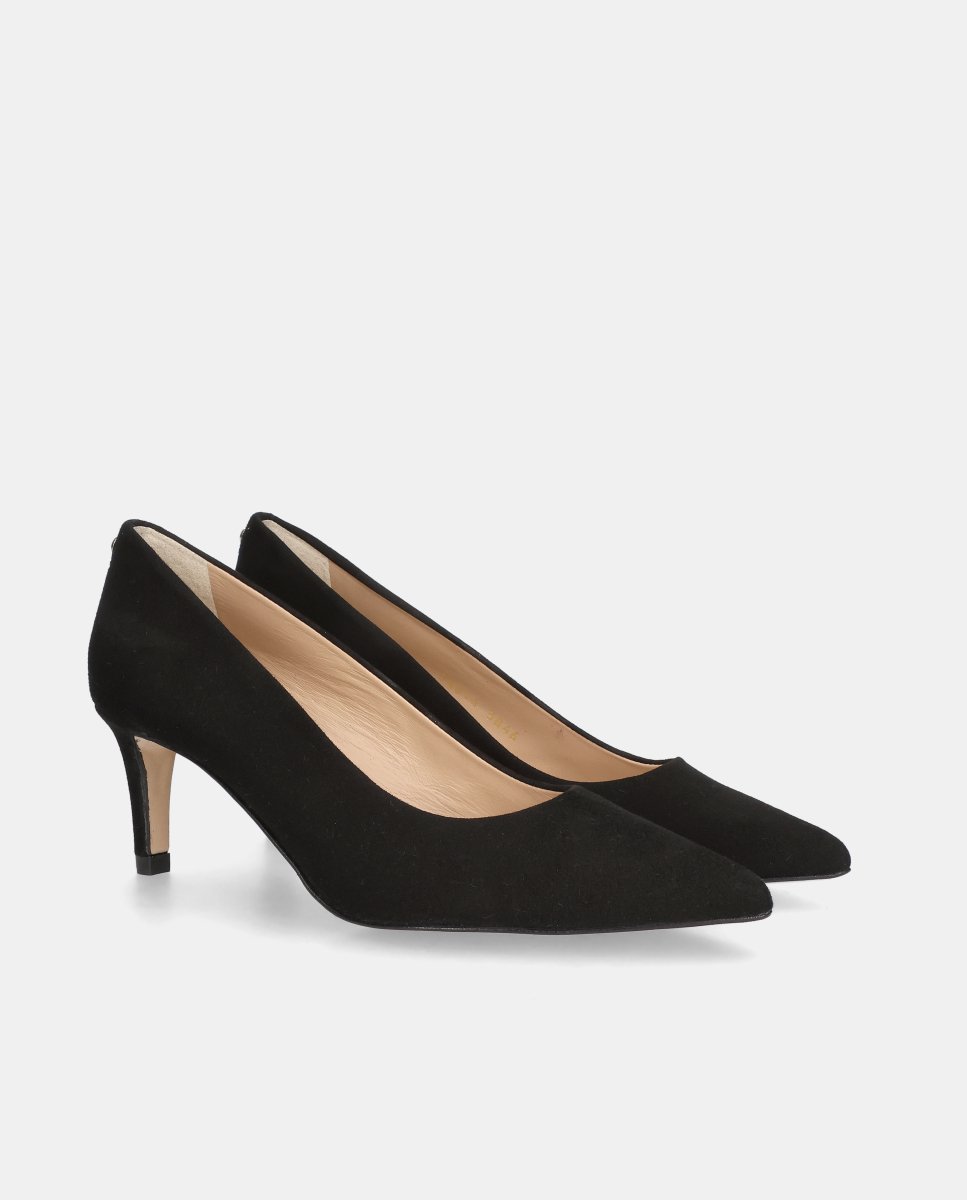 Zapatos de salón noa de mujer en ante suave - Mascaró - Negro Negro-3