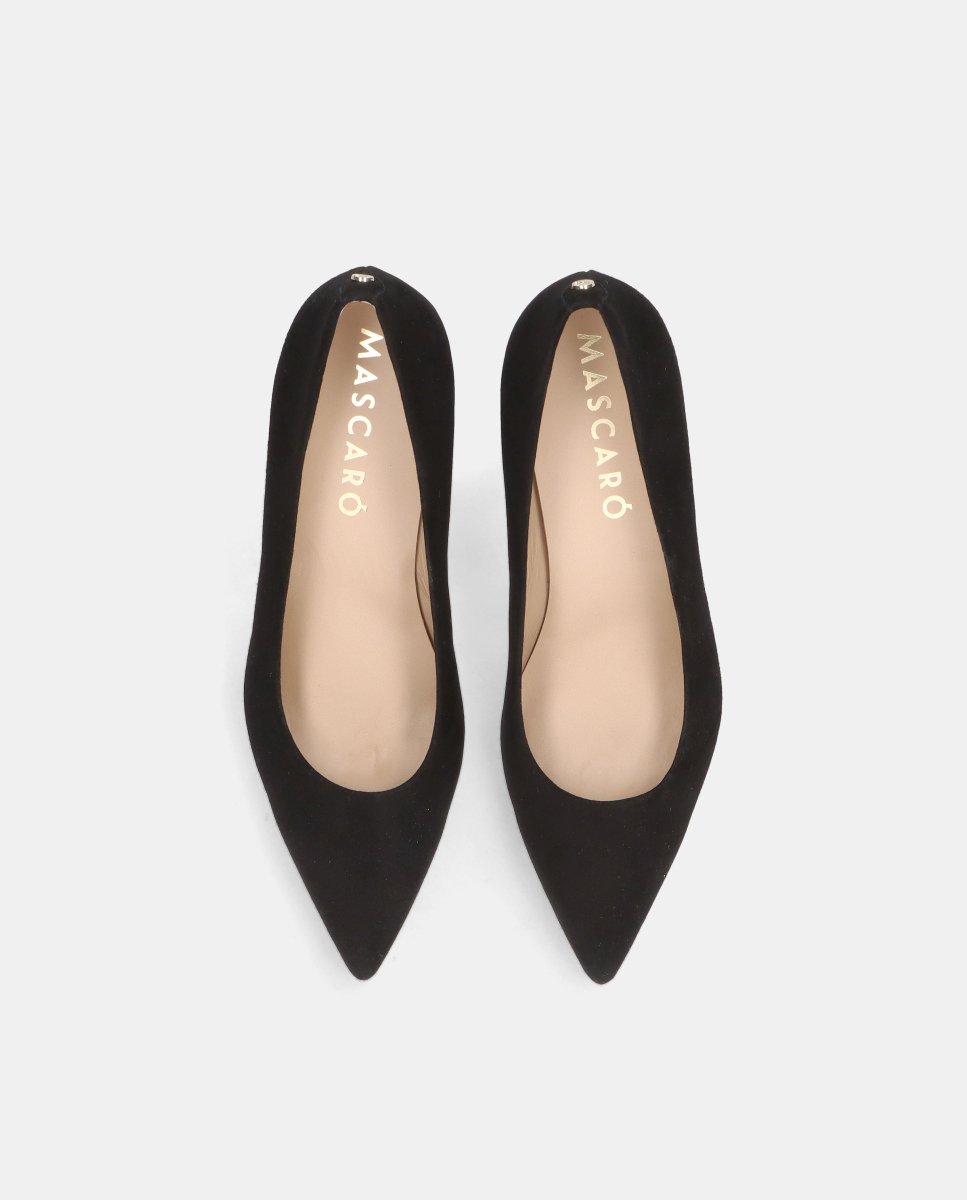 Zapatos de salón noa de mujer en ante suave - Mascaró - Negro Negro-2
