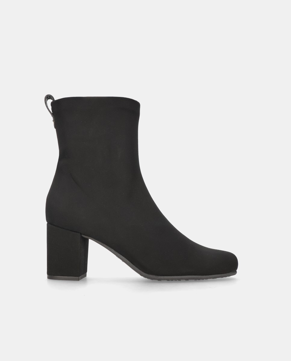 Imagen 0 de Botines bologna de mujer en tela elástica Negro
