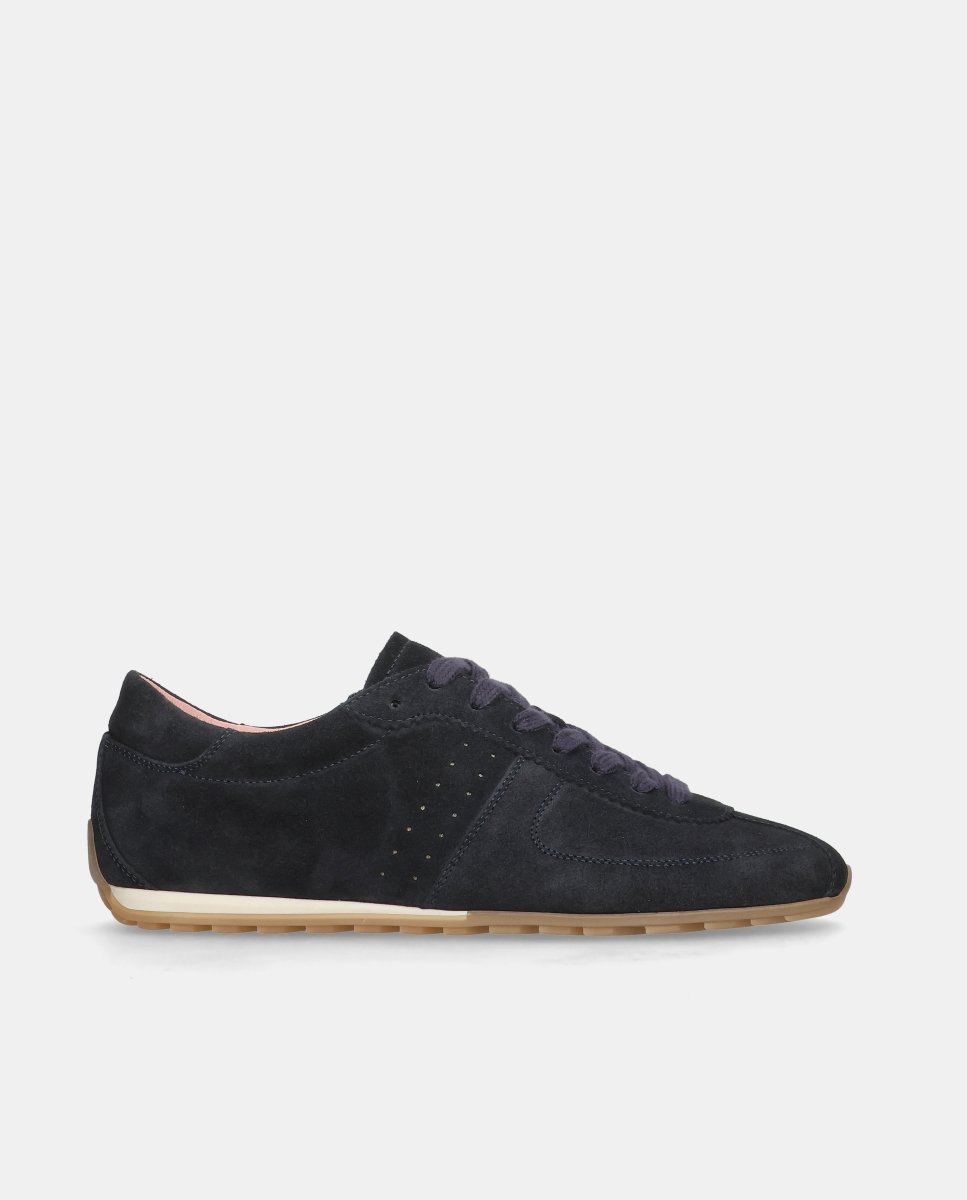 Zapatillas deportivas de mujer eliana en ante - Pretty Ballerinas - Azul Azul-1