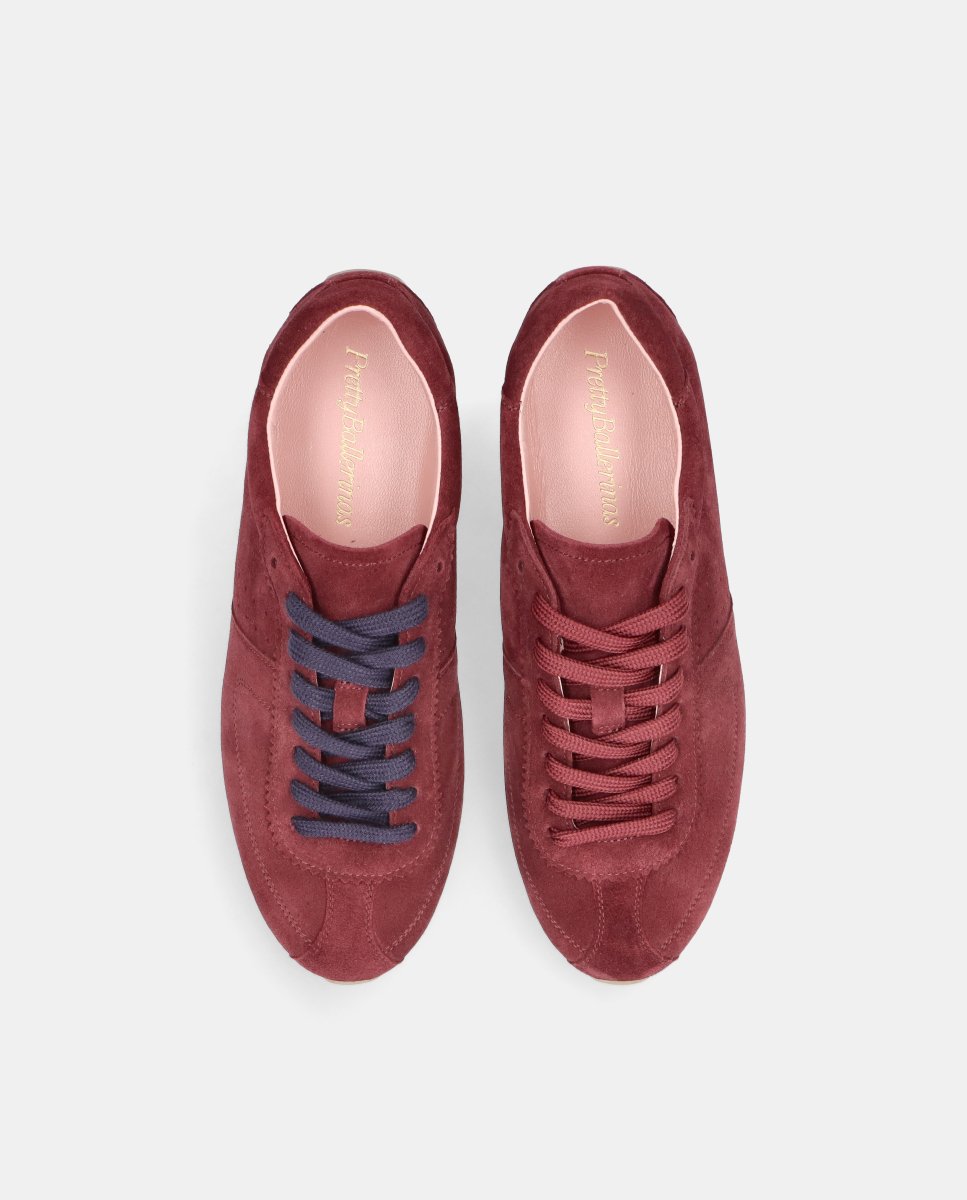 Zapatillas deportivas de mujer eliana en ante - Pretty Ballerinas - Rojo Rojo-2