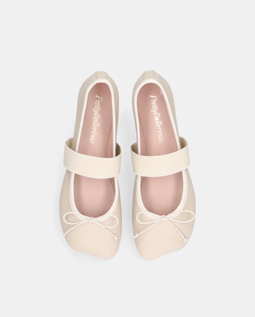 Bailarinas yuma de mujer en napa suave - Pretty Ballerinas - Blanco Blanco-2